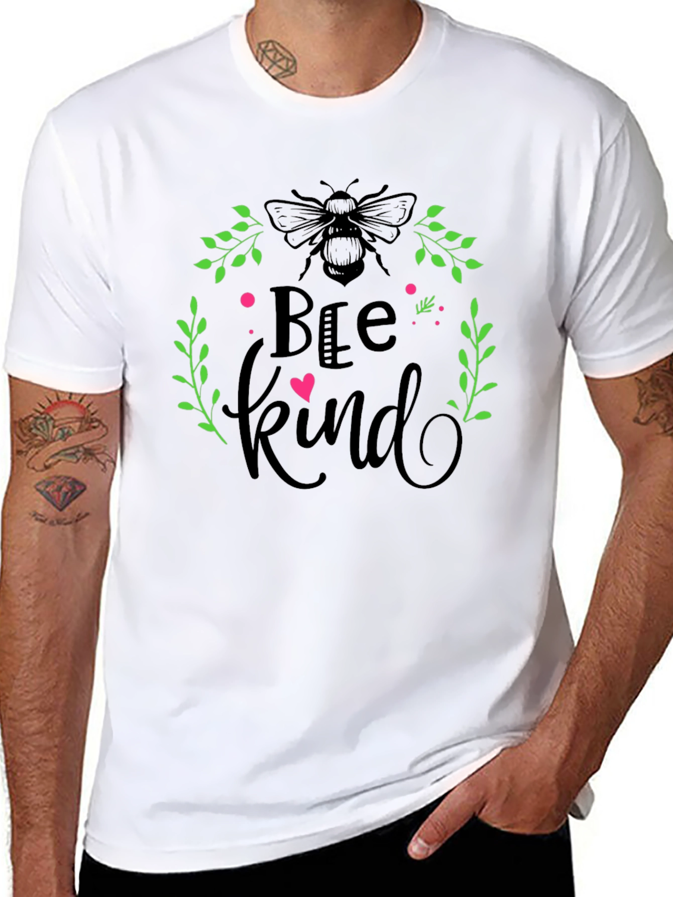 Bee Kind Graphic Tee - Black