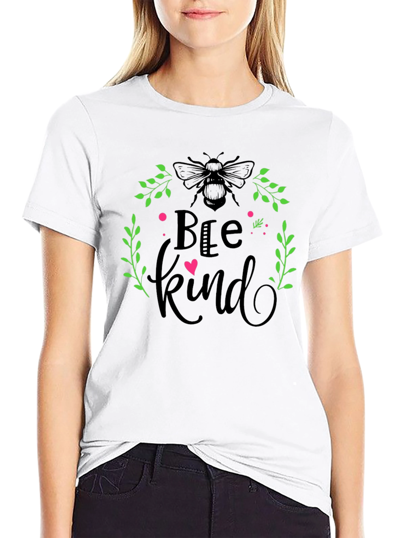 Bee Kind Graphic Tee - Black