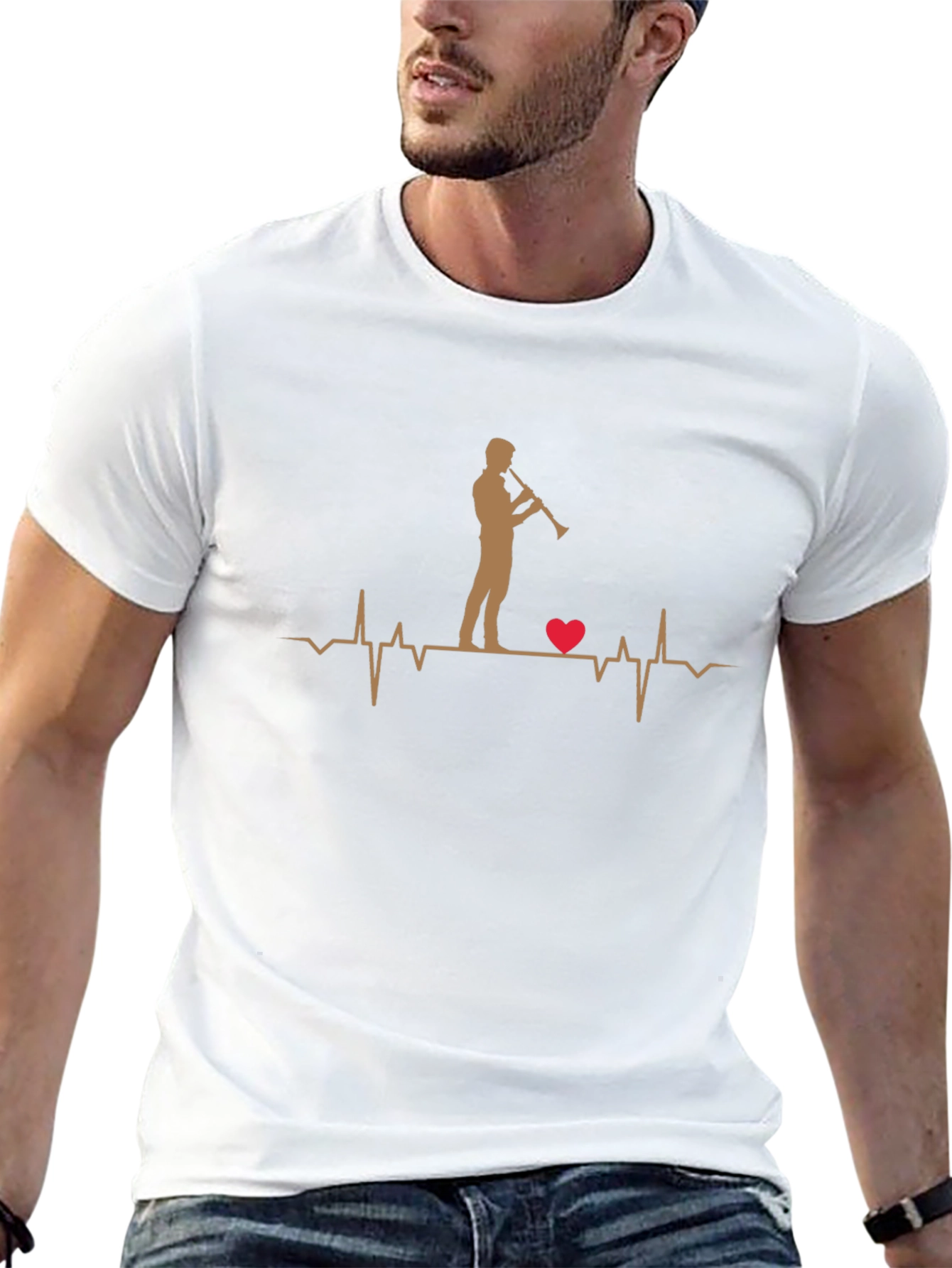 Music Lover Heartbeat T-Shirt