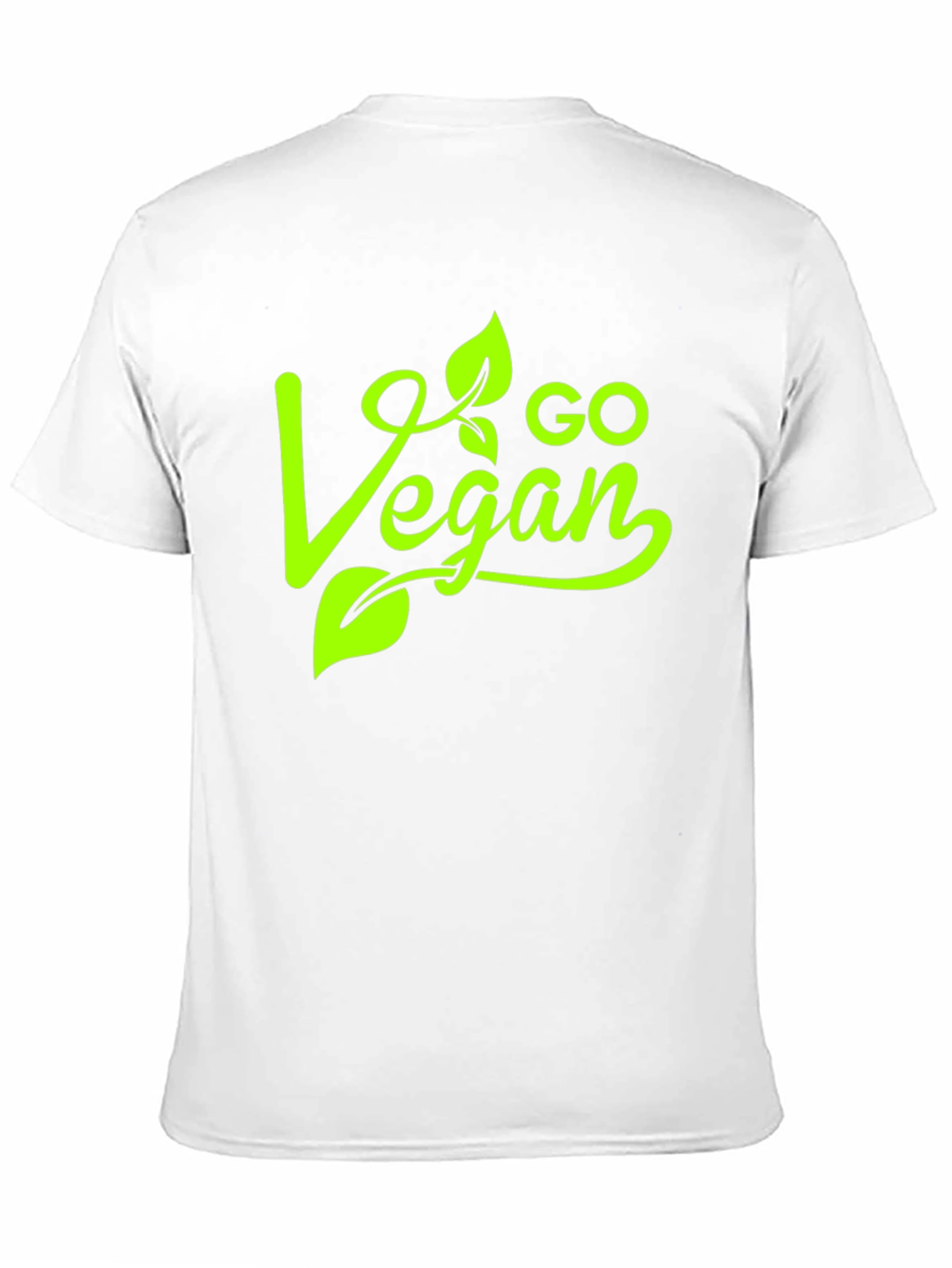 Go Vegan Graphic Tee - Stylish Black T-Shirt