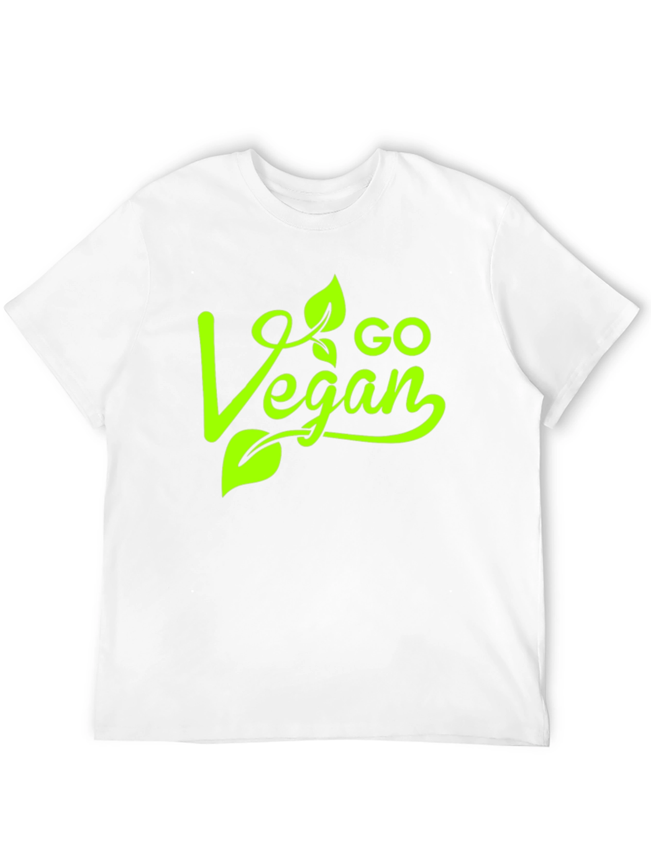 Go Vegan Graphic Tee - Stylish Black T-Shirt