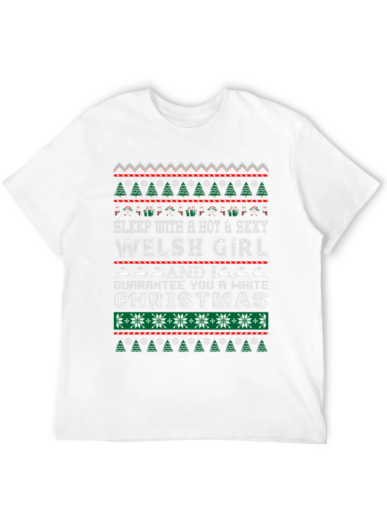 Welsh Girl Christmas Graphic Tee
