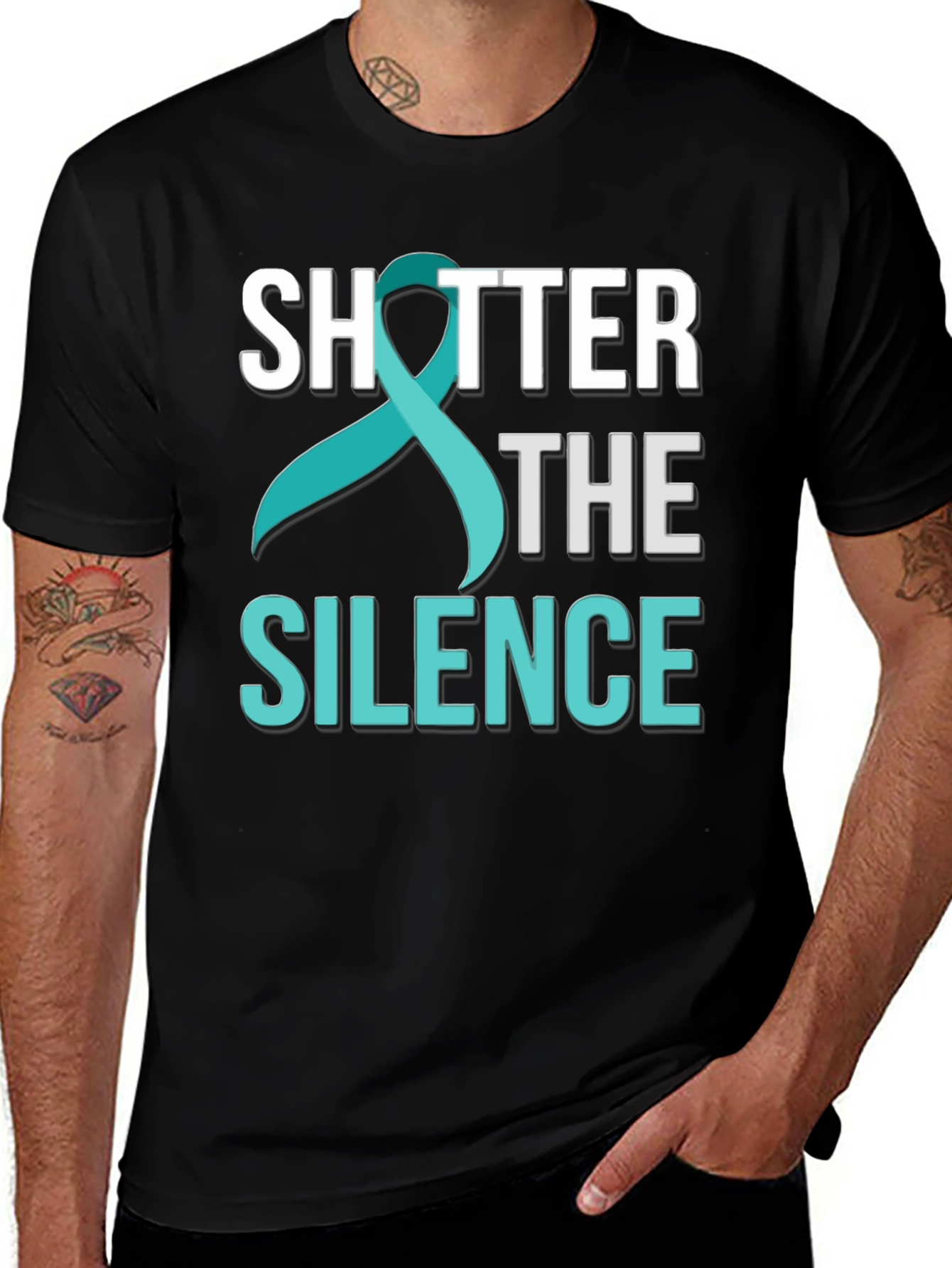 Shatter the Silence T-Shirt Mental Health Awareness