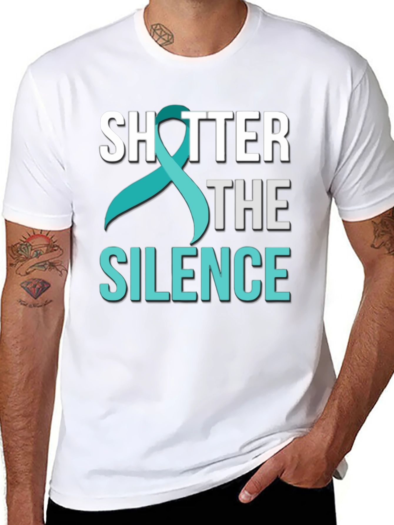 Shatter the Silence T-Shirt Mental Health Awareness