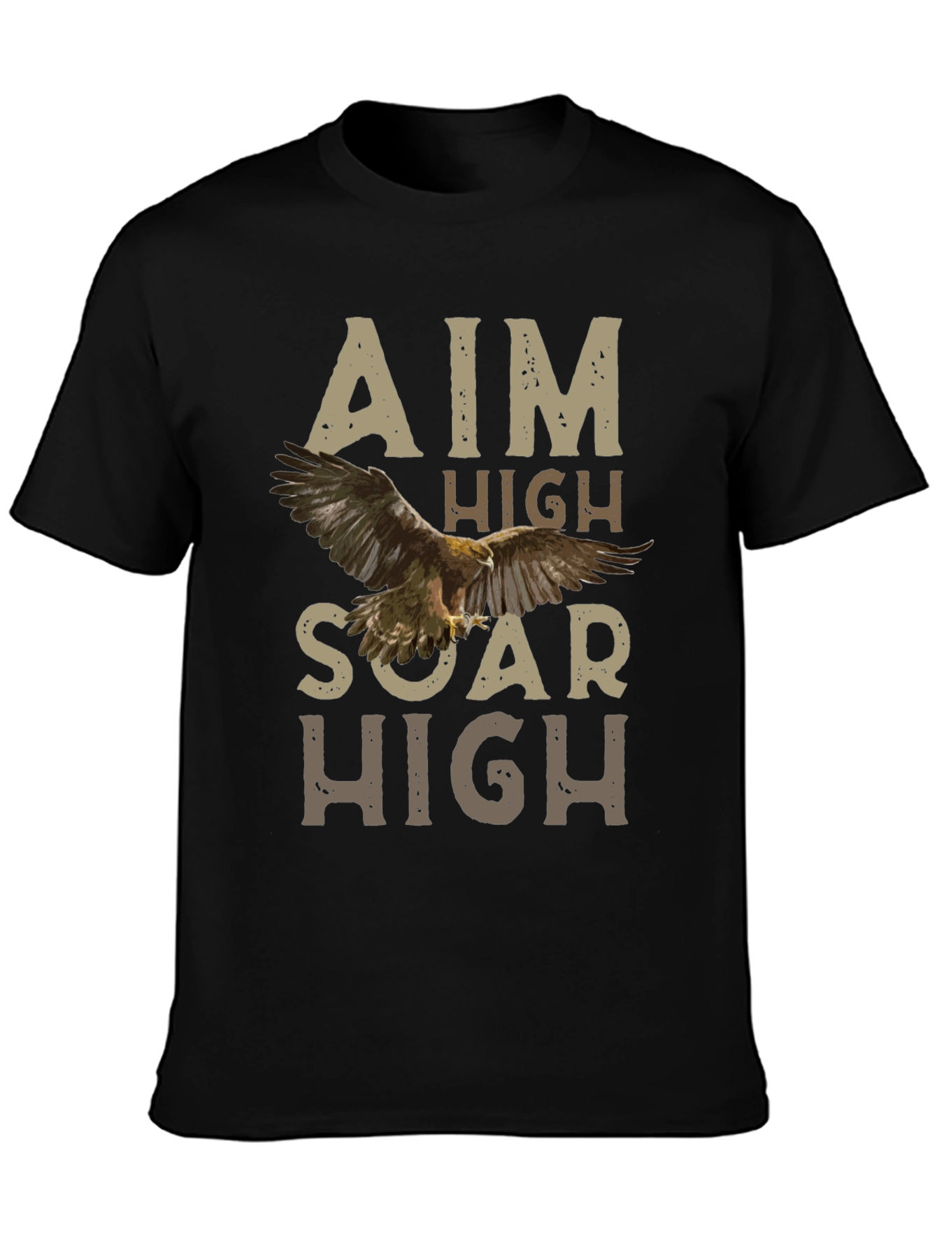 Aim High Soar High Eagle Graphic Tee