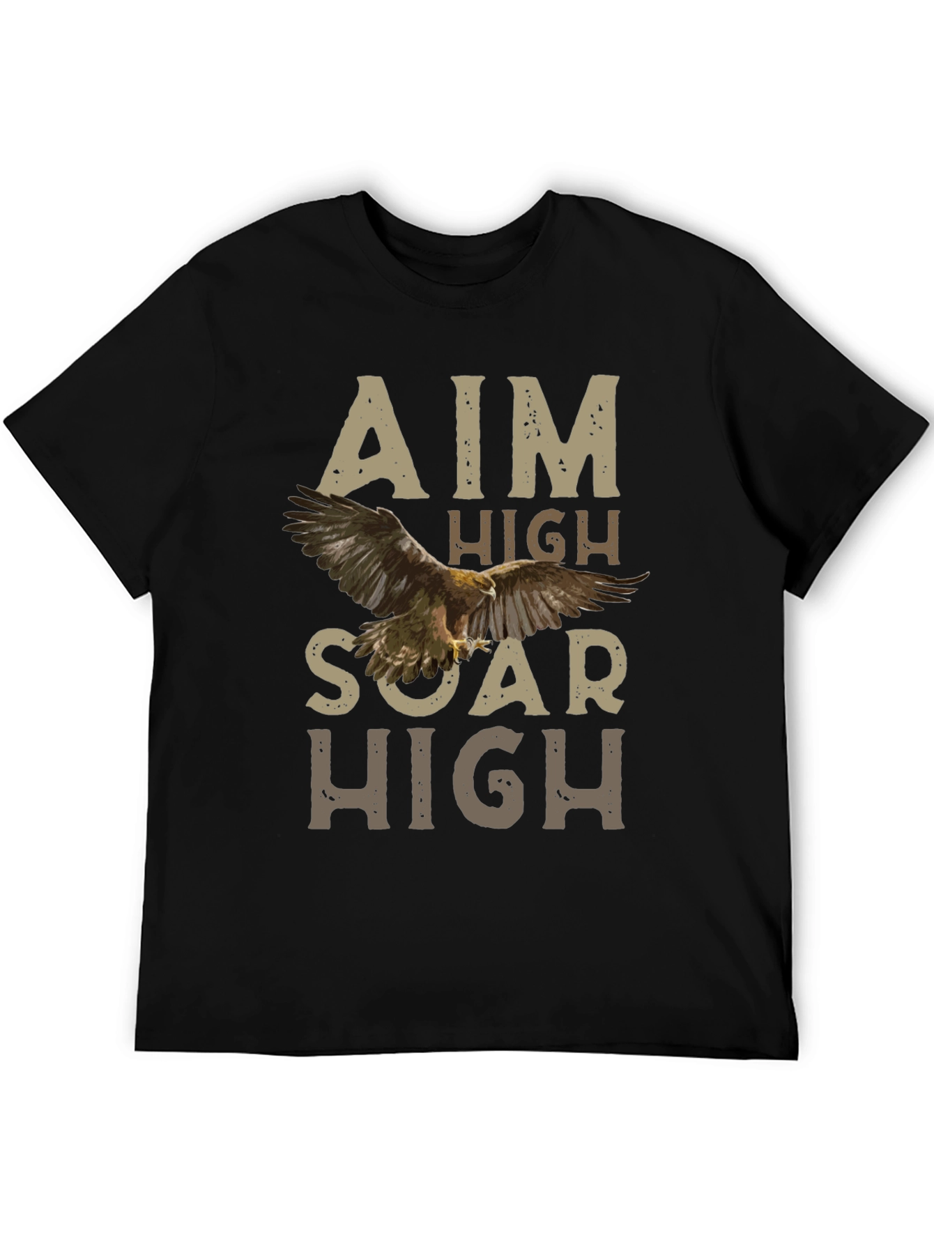 Aim High Soar High Eagle Graphic Tee