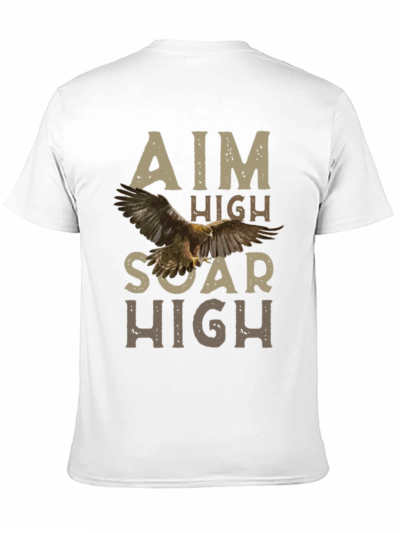 Aim High Soar High Eagle Graphic Tee
