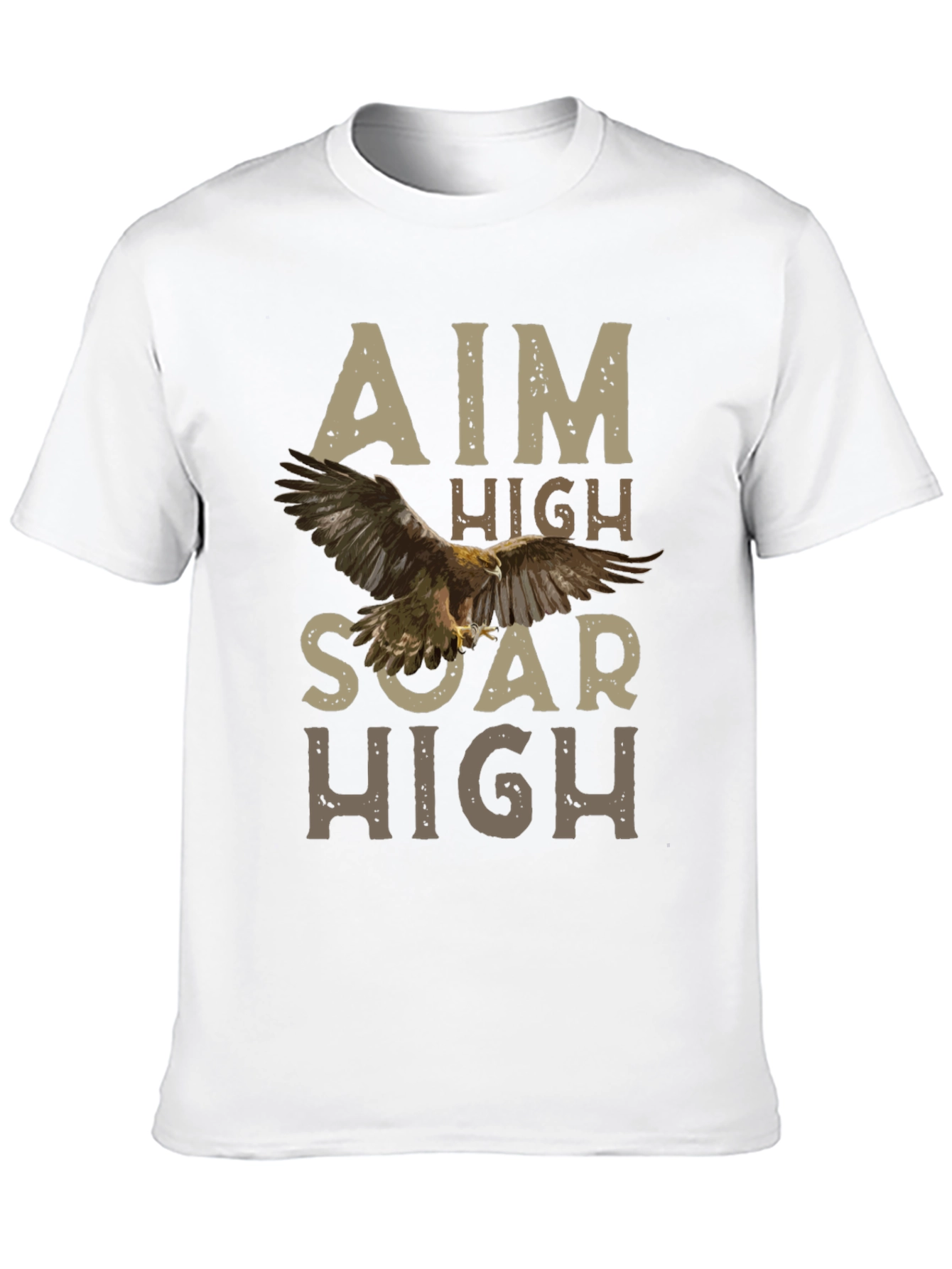 Aim High Soar High Eagle Graphic Tee