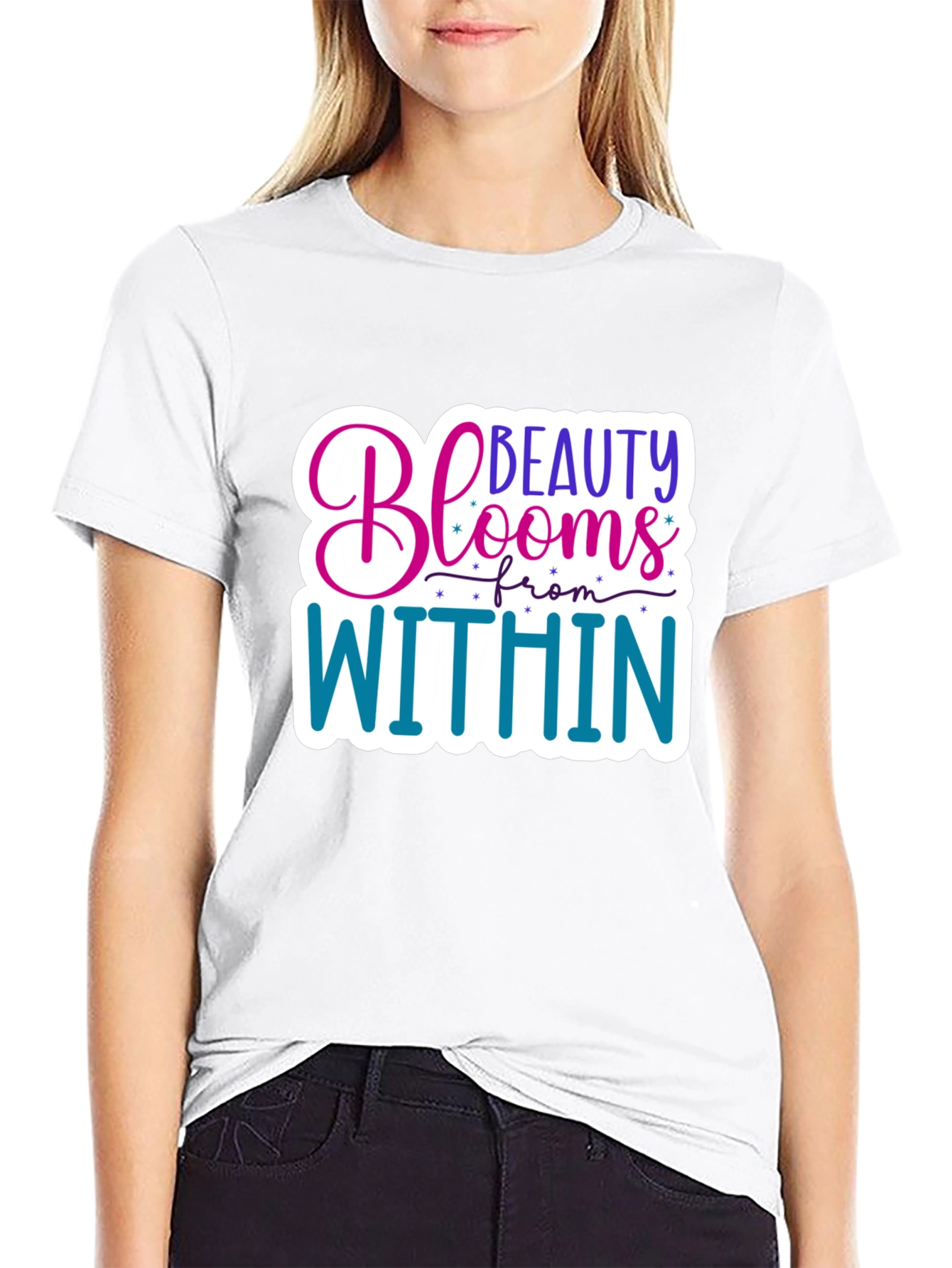 Beauty Blooms Within Graphic T-Shirt