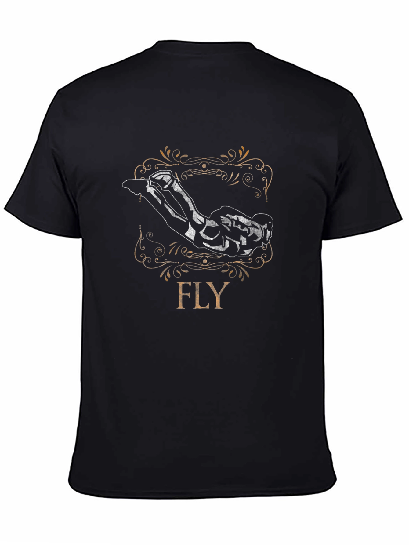 Fly Graphic Black T-Shirt