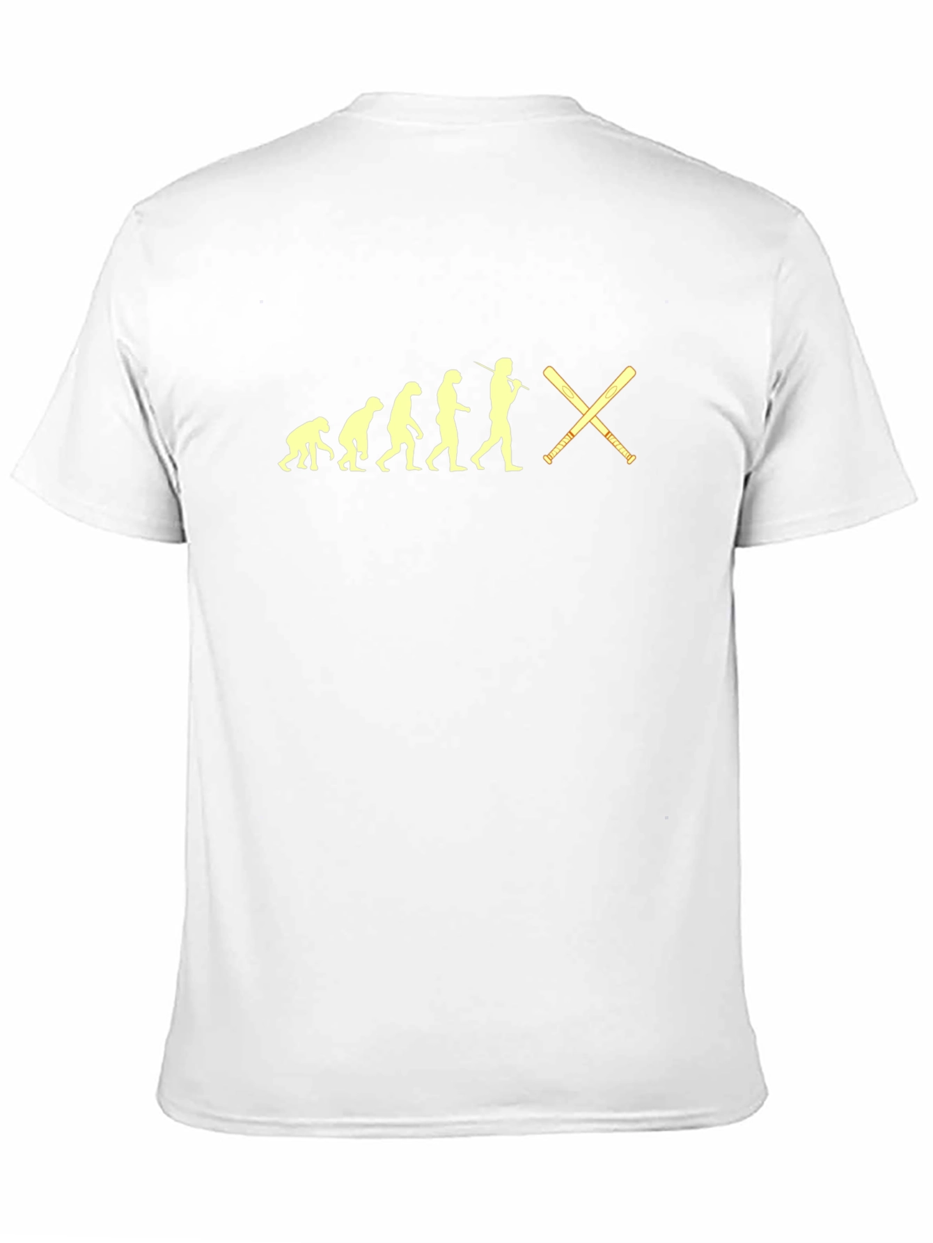 Evolution of Baseball Black Graphic Tee