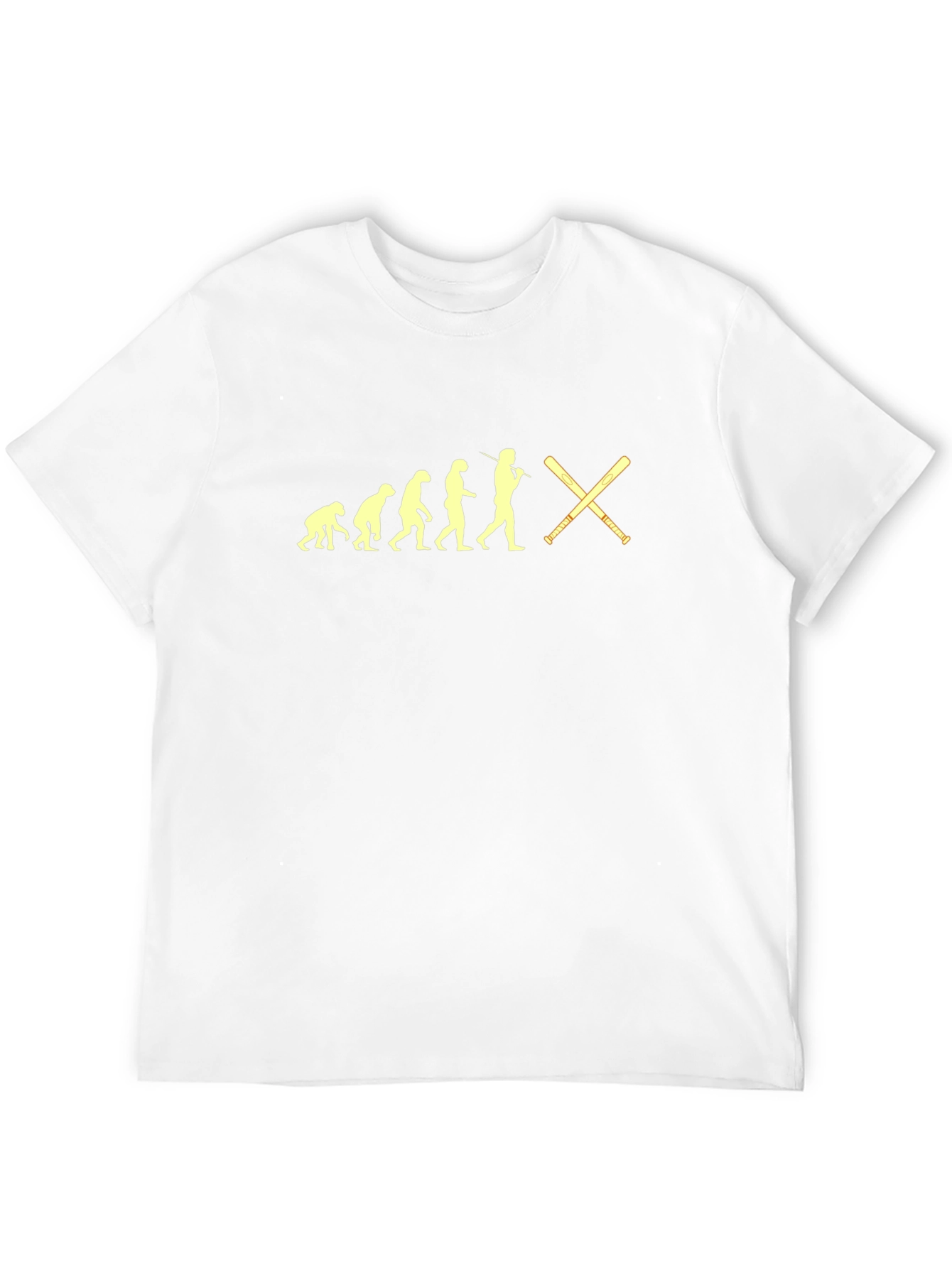 Evolution of Baseball Black Graphic Tee