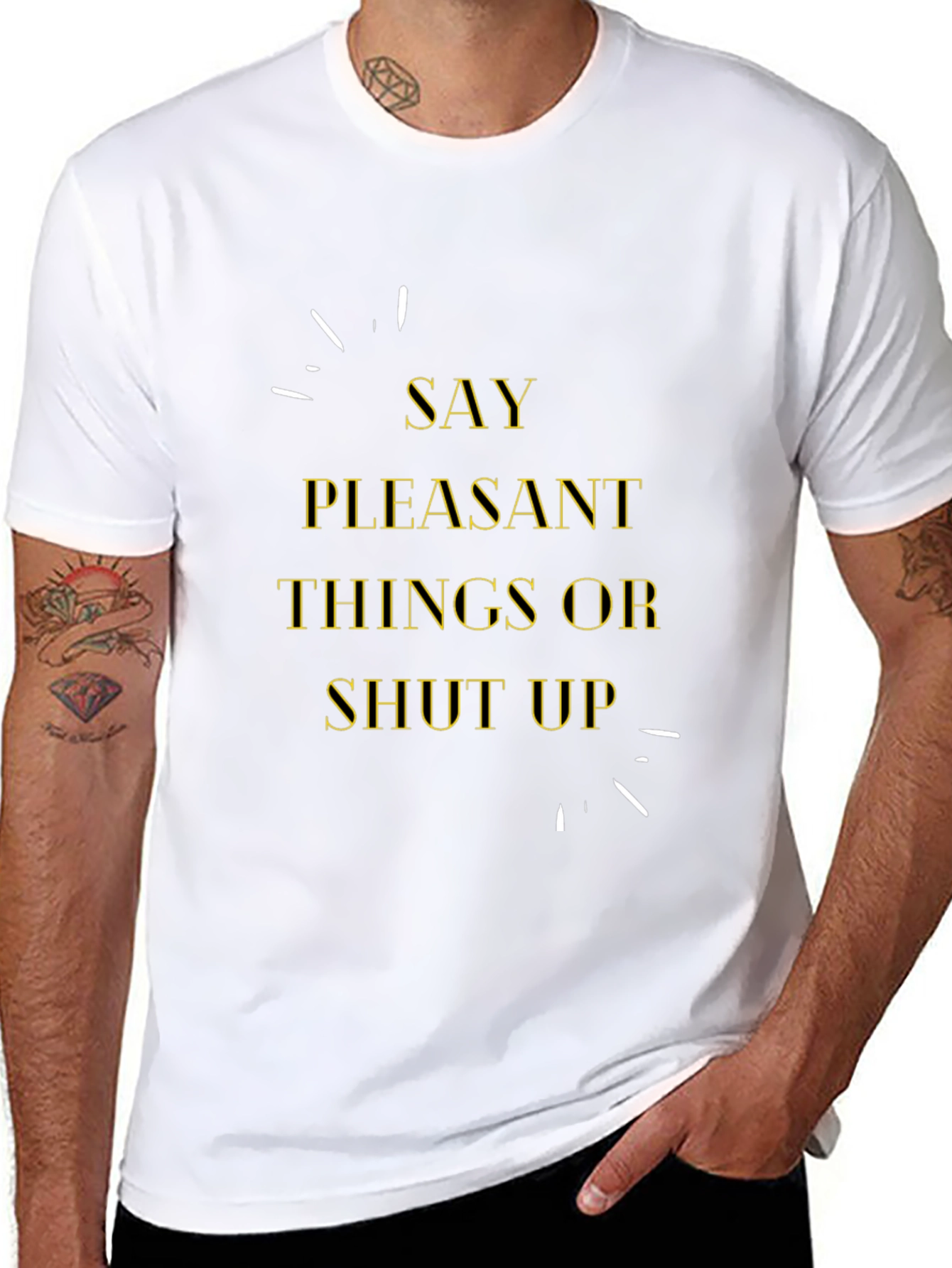 Say Pleasant Things Graphic Tee