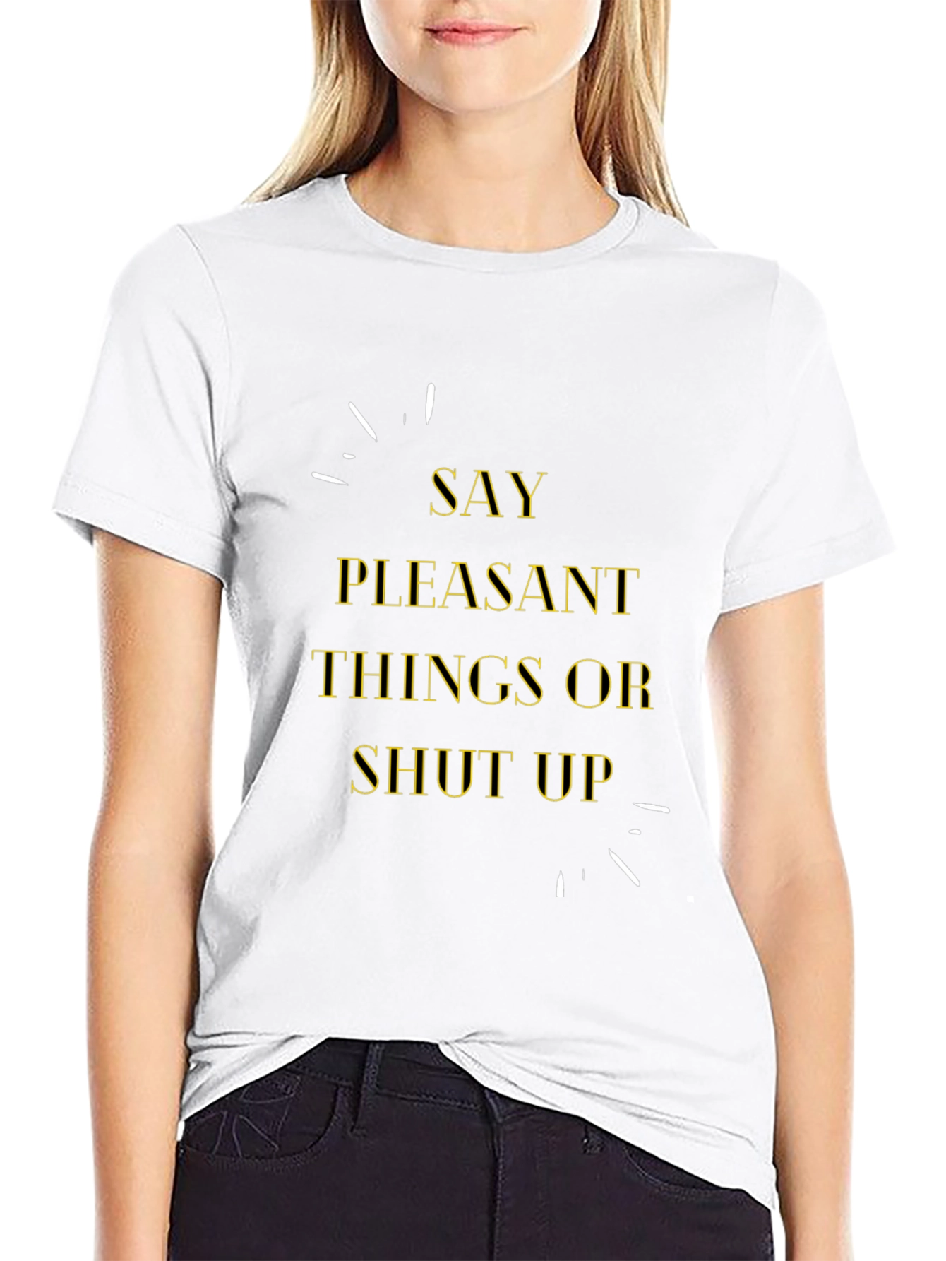 Say Pleasant Things Graphic Tee