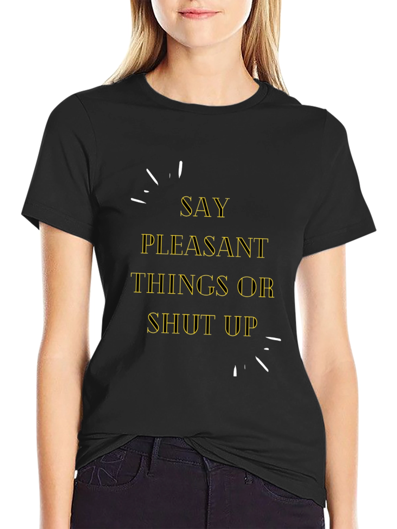 Say Pleasant Things Graphic Tee