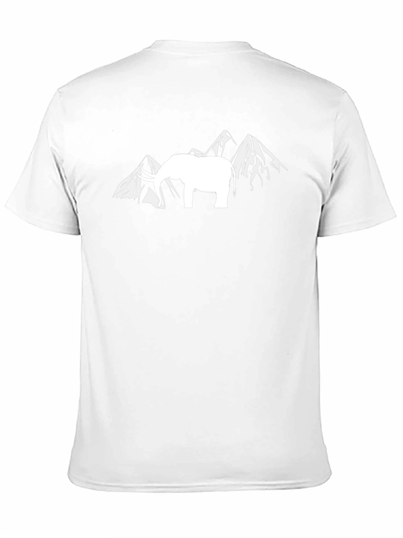 Elephant & Mountain Graphic Tee - Black