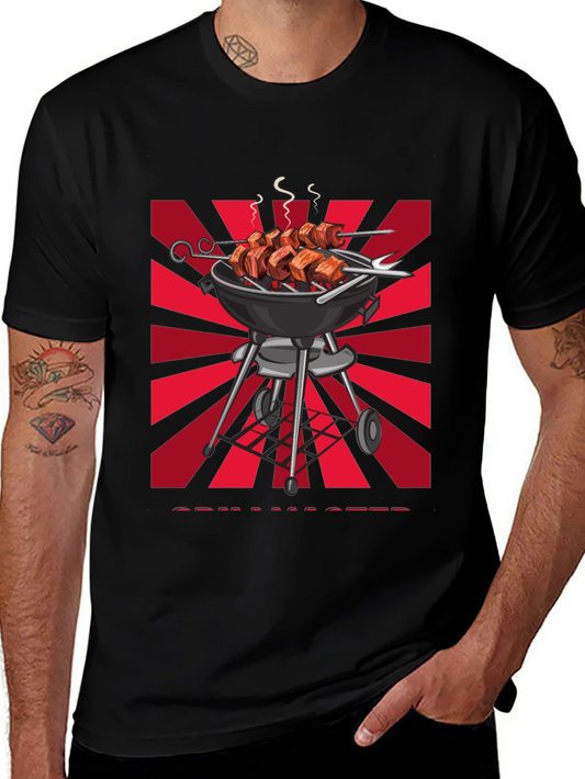 BBQ Grillmaster Graphic Tee - Grilling Season