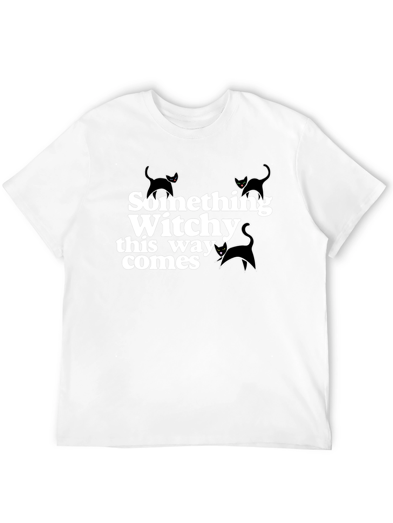 Something Witchy This Way Comes Black T-Shirt