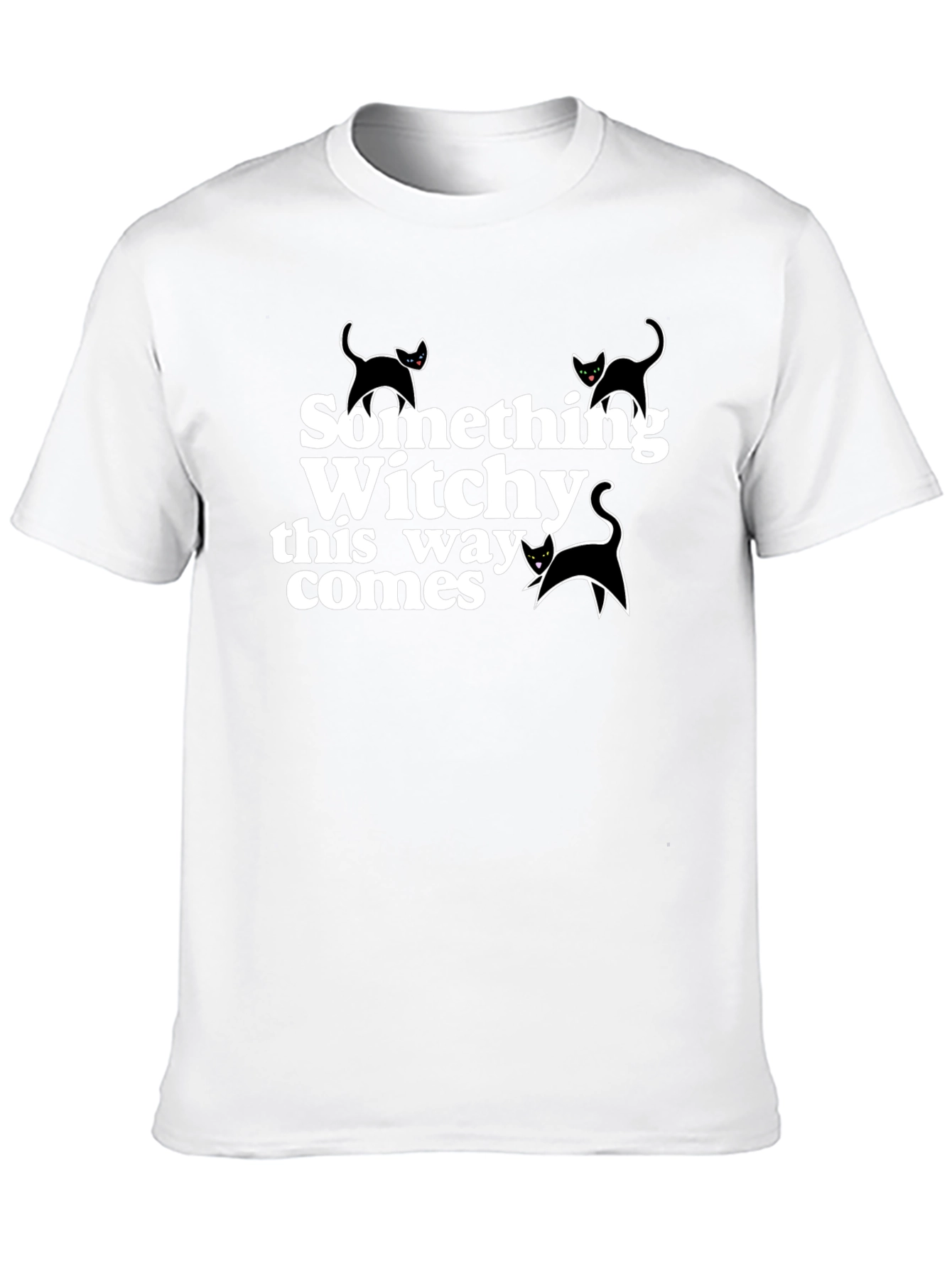 Something Witchy This Way Comes Black T-Shirt