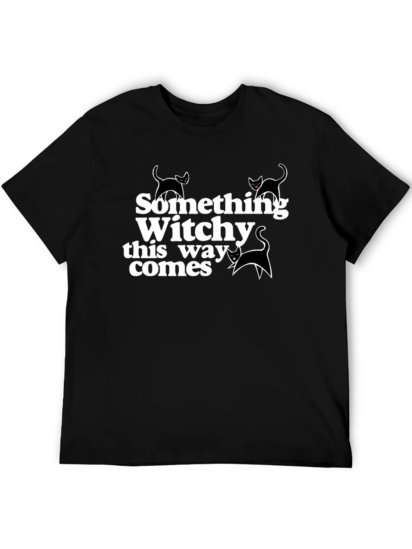 Something Witchy This Way Comes Black T-Shirt