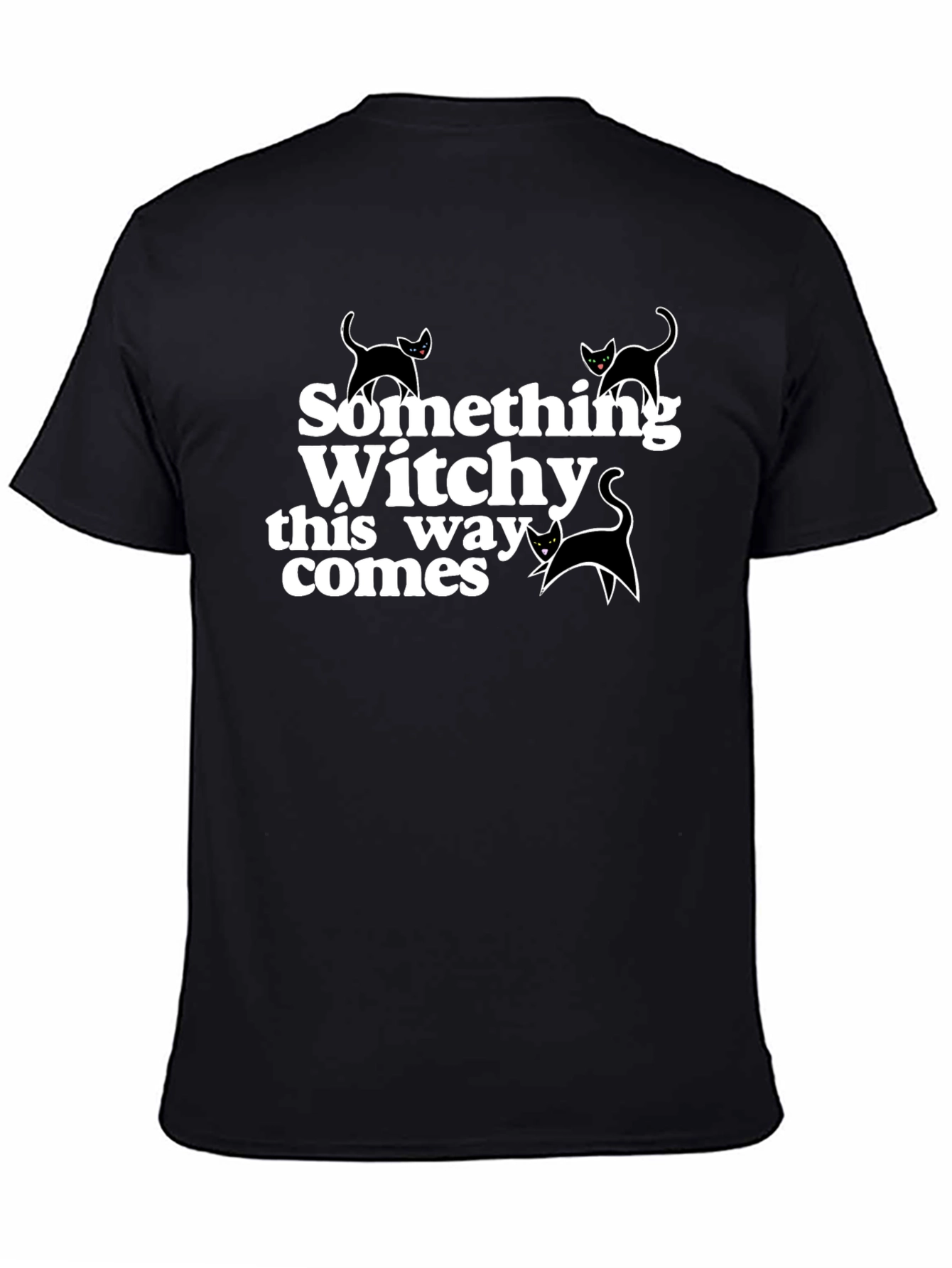 Something Witchy This Way Comes Black T-Shirt