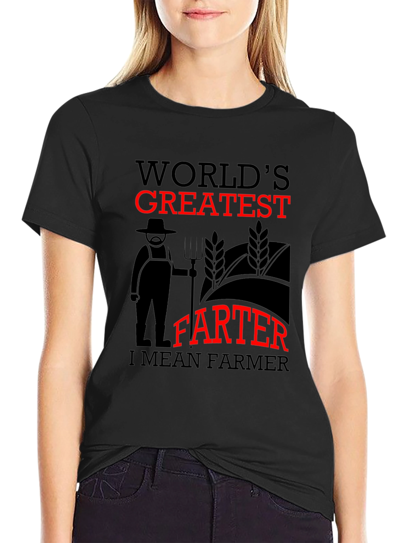 Worlds Greatest Farmer Novelty T-Shirt