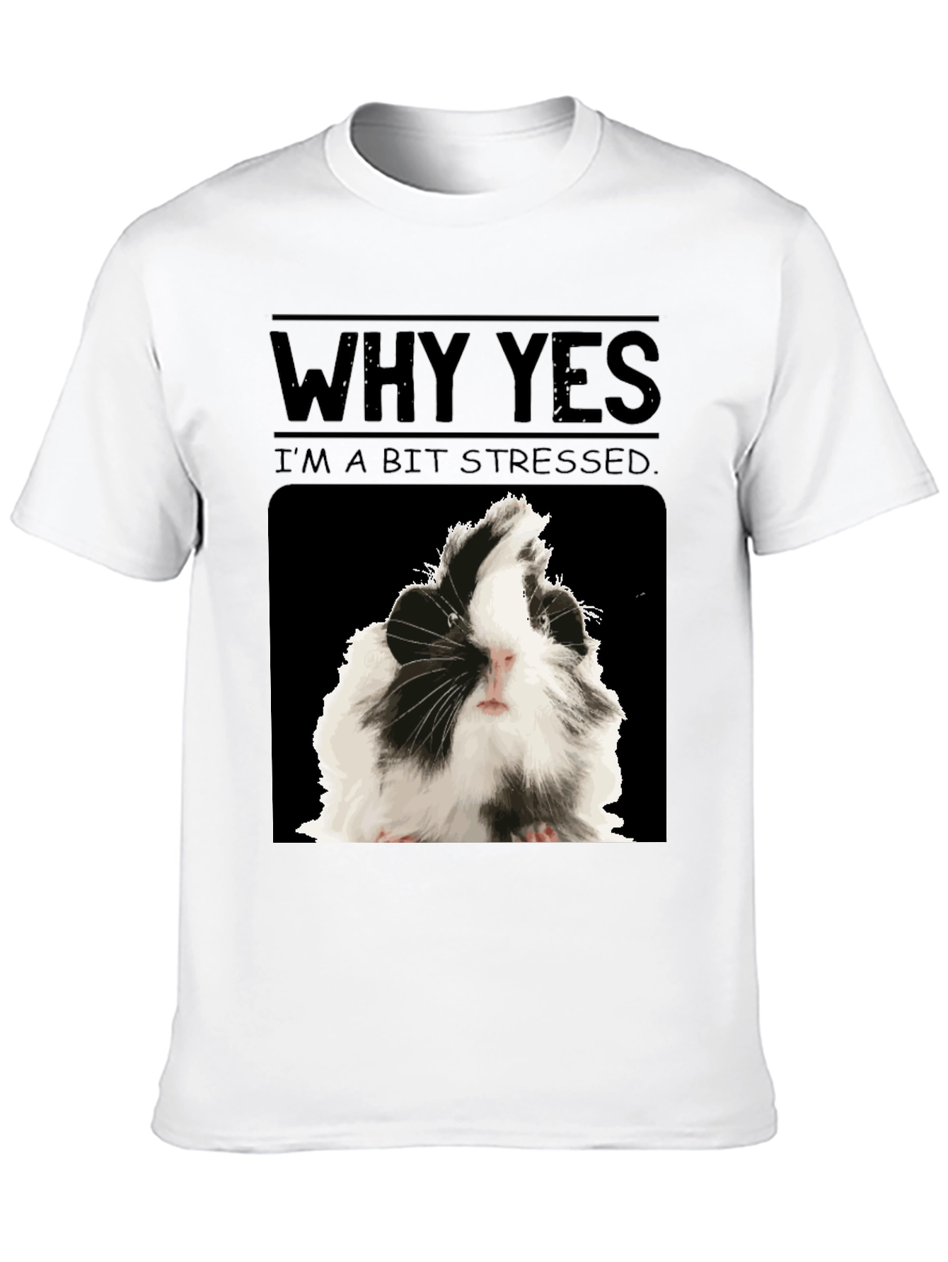 Stressed Guinea Pig T-Shirt - Funny Animal Tee