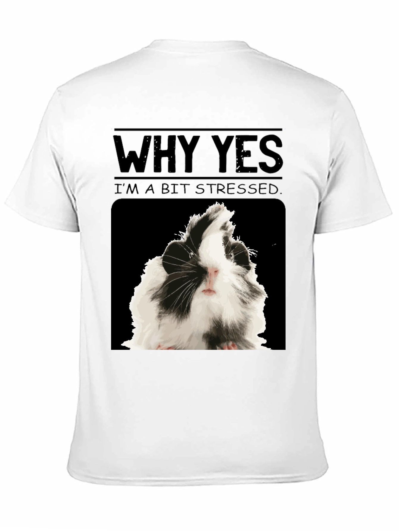 Stressed Guinea Pig T-Shirt - Funny Animal Tee