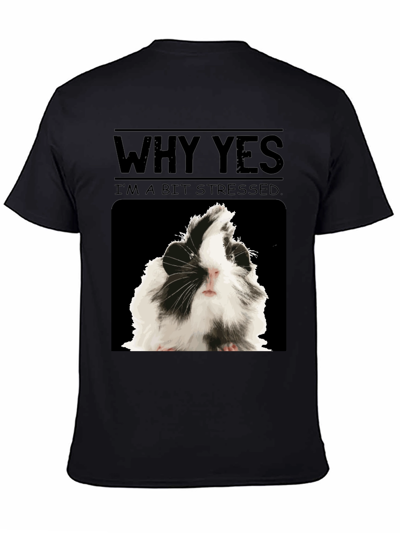 Stressed Guinea Pig T-Shirt - Funny Animal Tee
