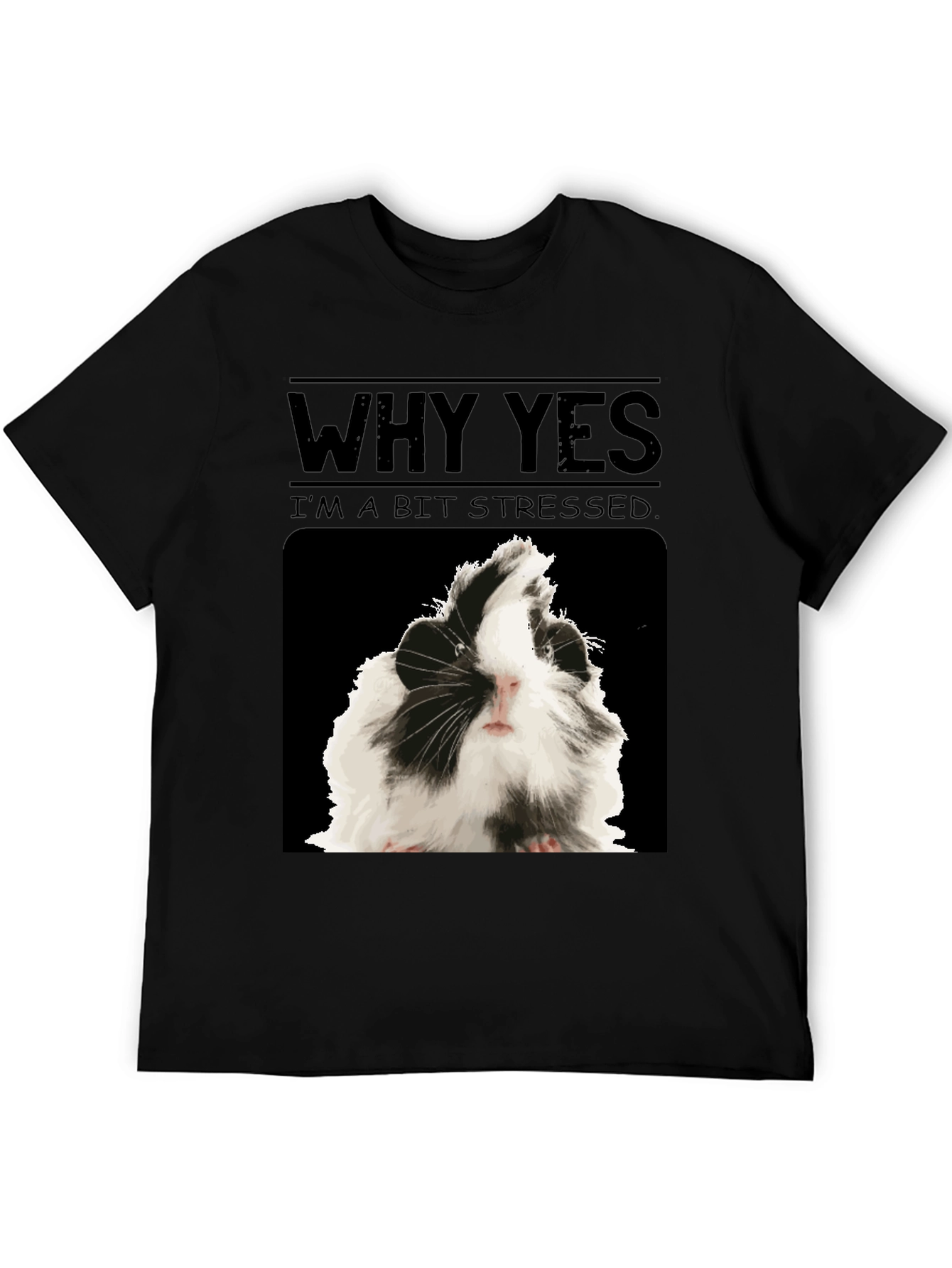 Stressed Guinea Pig T-Shirt - Funny Animal Tee