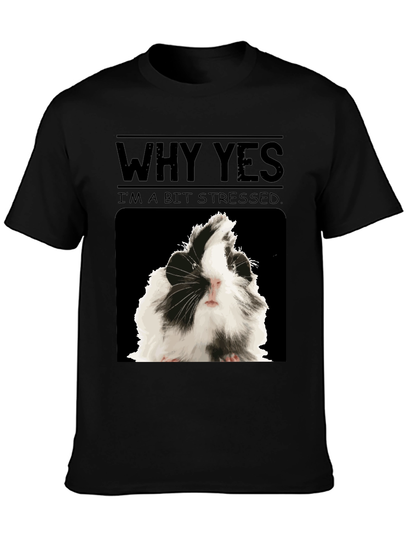 Stressed Guinea Pig T-Shirt - Funny Animal Tee