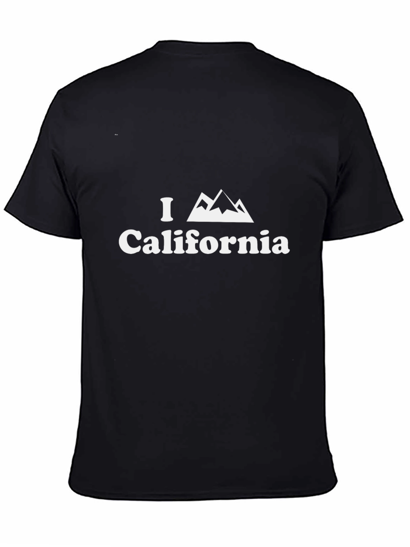 I Love California Mountain Graphic T-Shirt