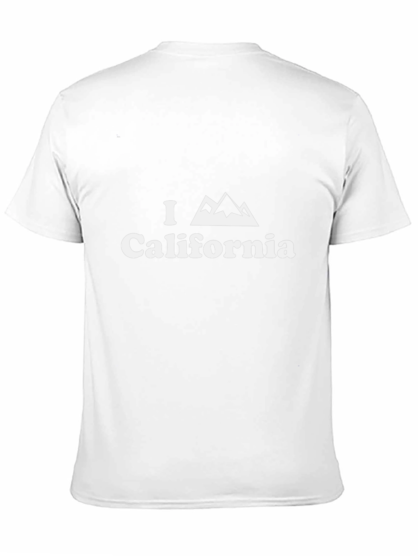 I Love California Mountain Graphic T-Shirt