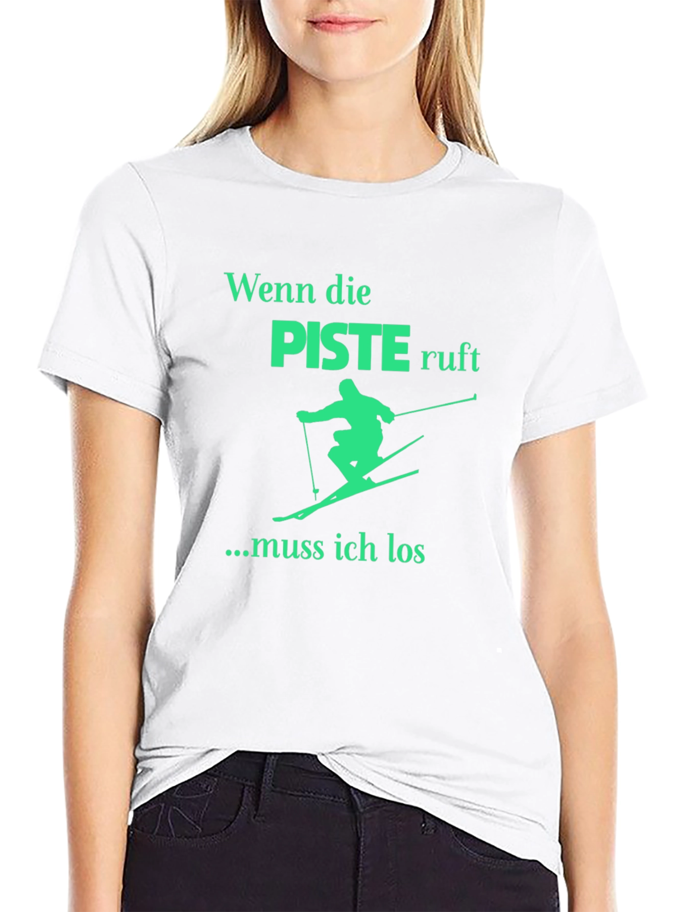 Wenn die Piste Ruft Ski T-Shirt