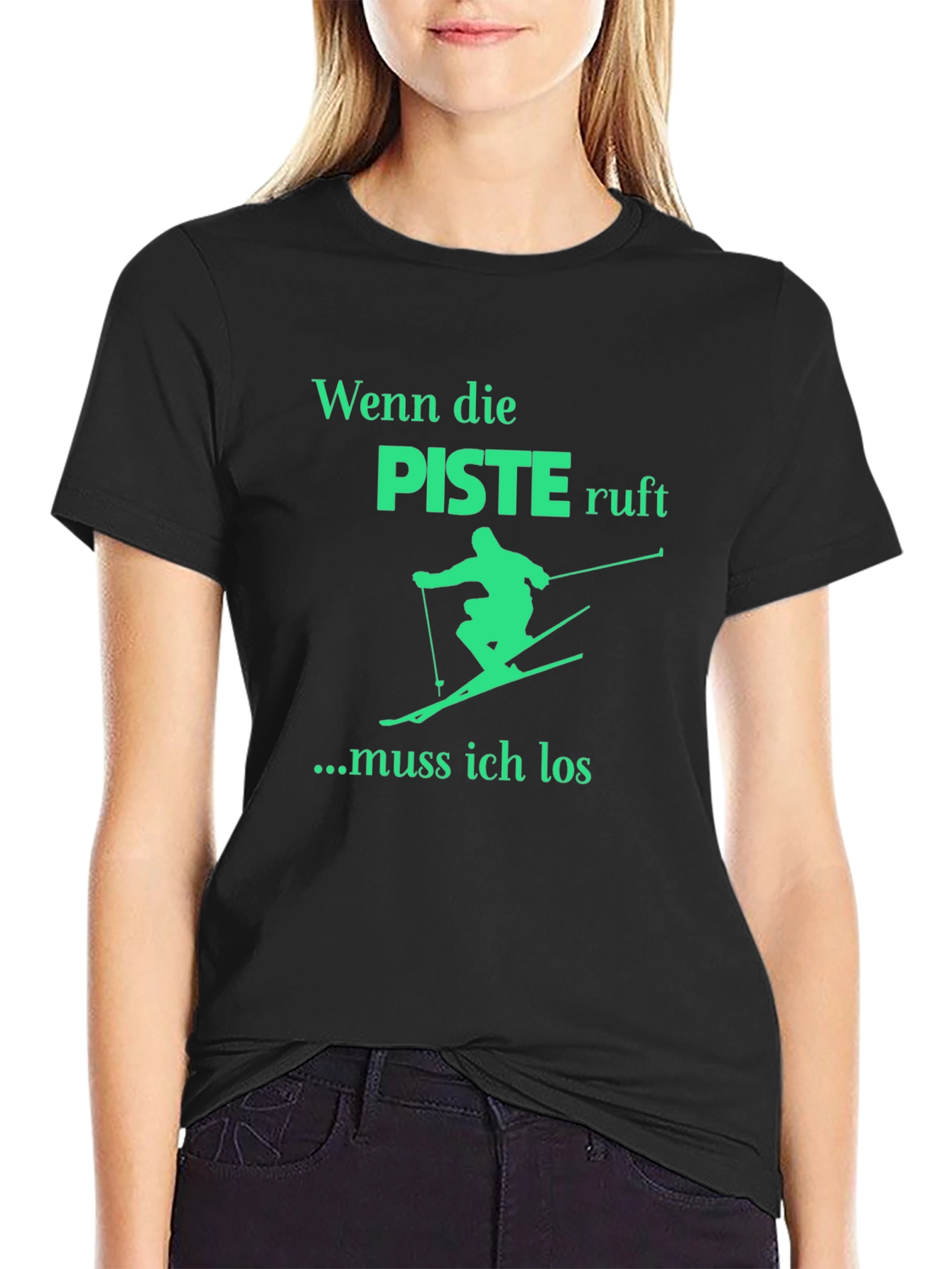Wenn die Piste Ruft Ski T-Shirt