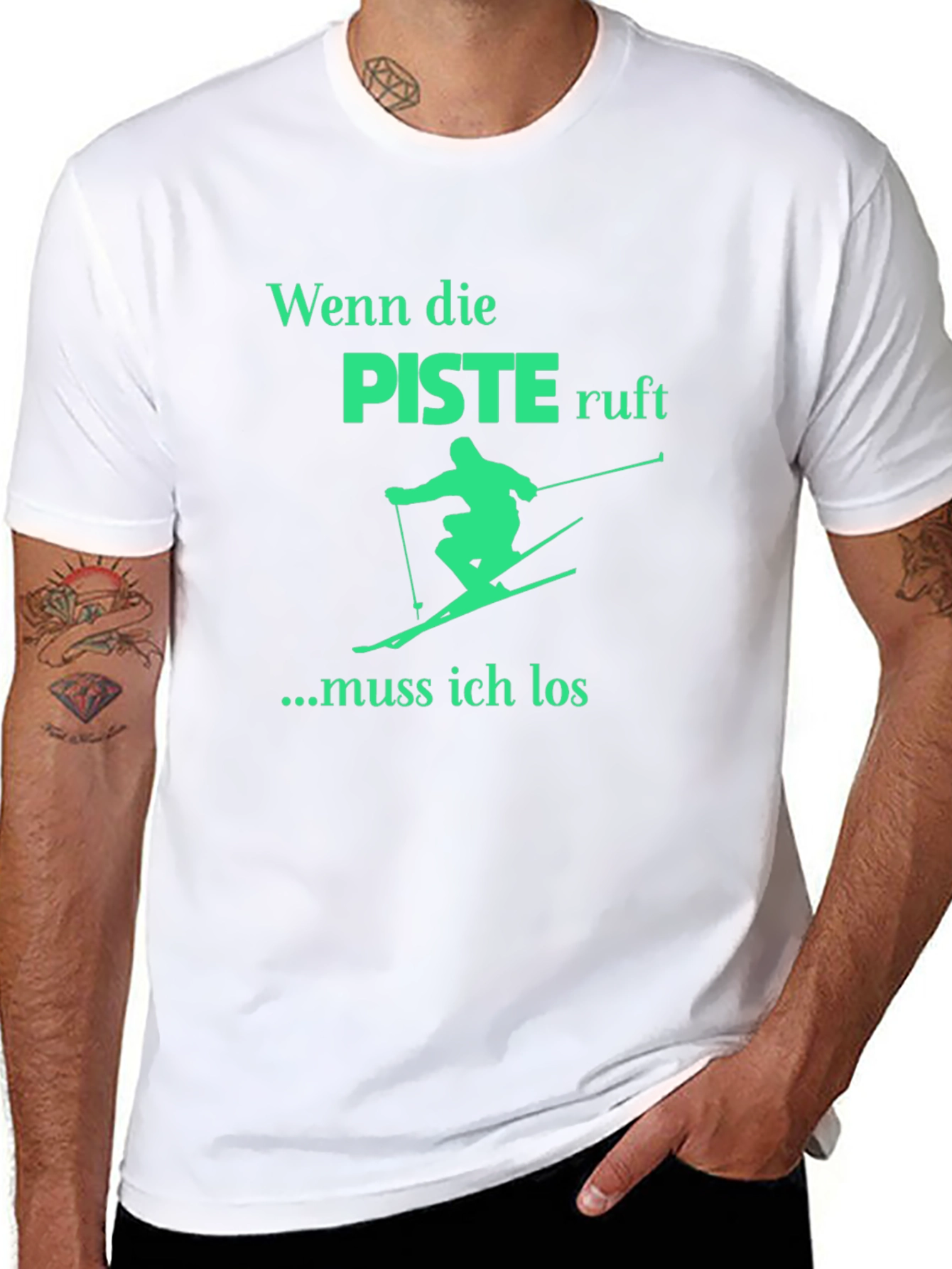 Wenn die Piste Ruft Ski T-Shirt