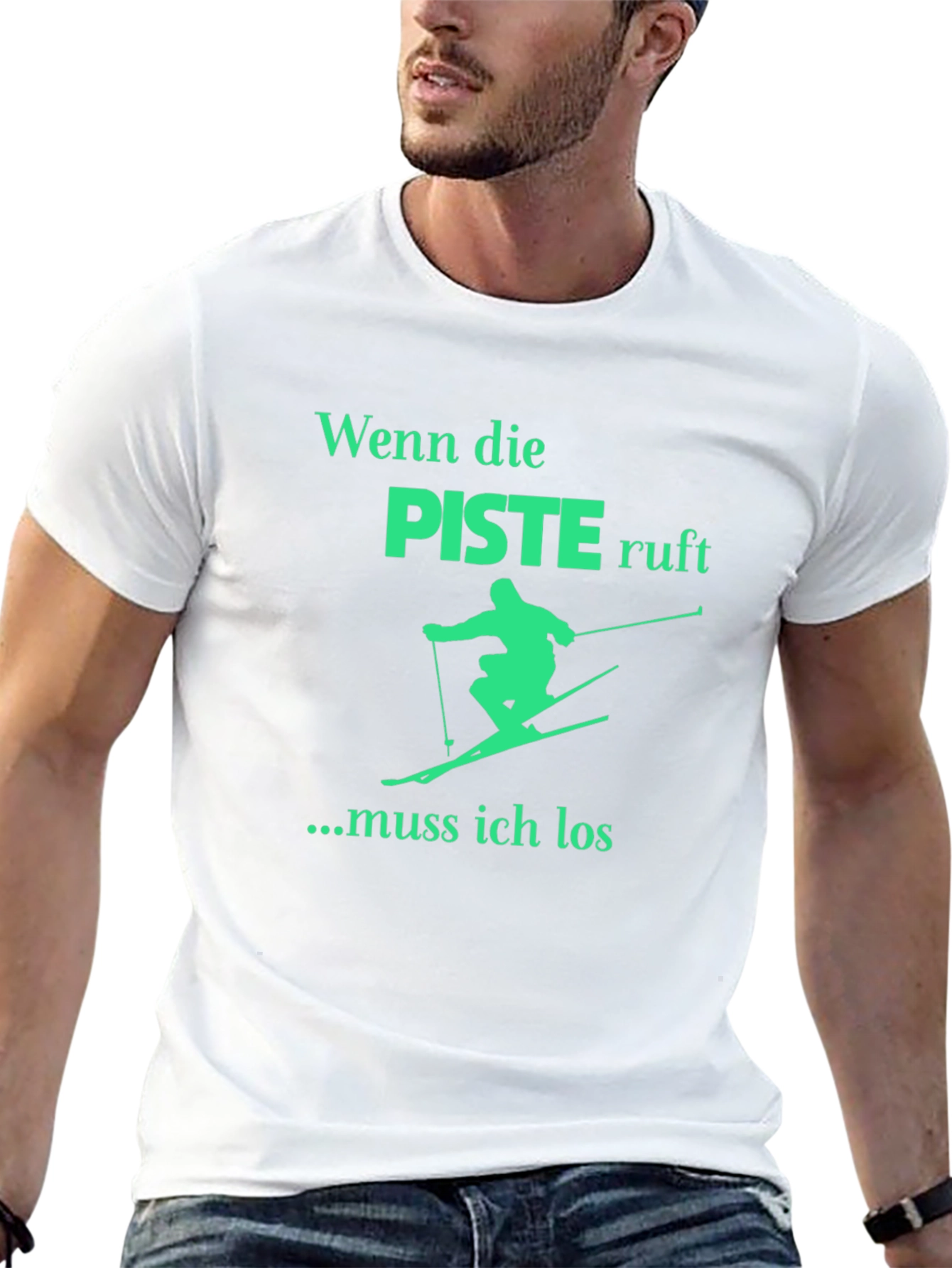Wenn die Piste Ruft Ski T-Shirt