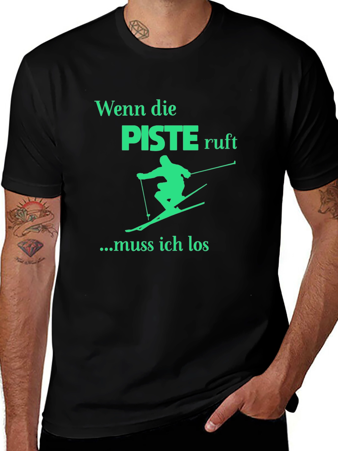 Wenn die Piste Ruft Ski T-Shirt