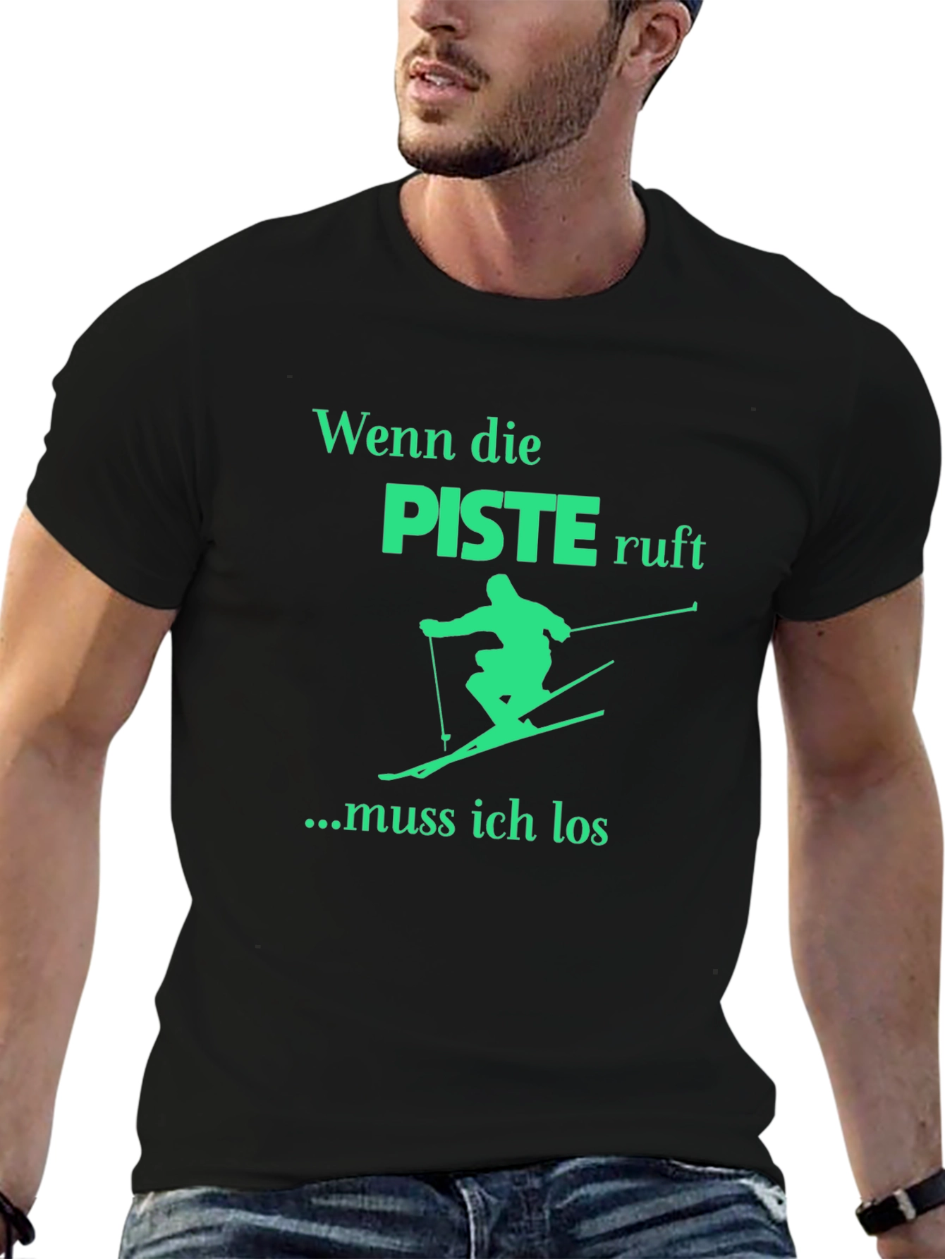 Wenn die Piste Ruft Ski T-Shirt