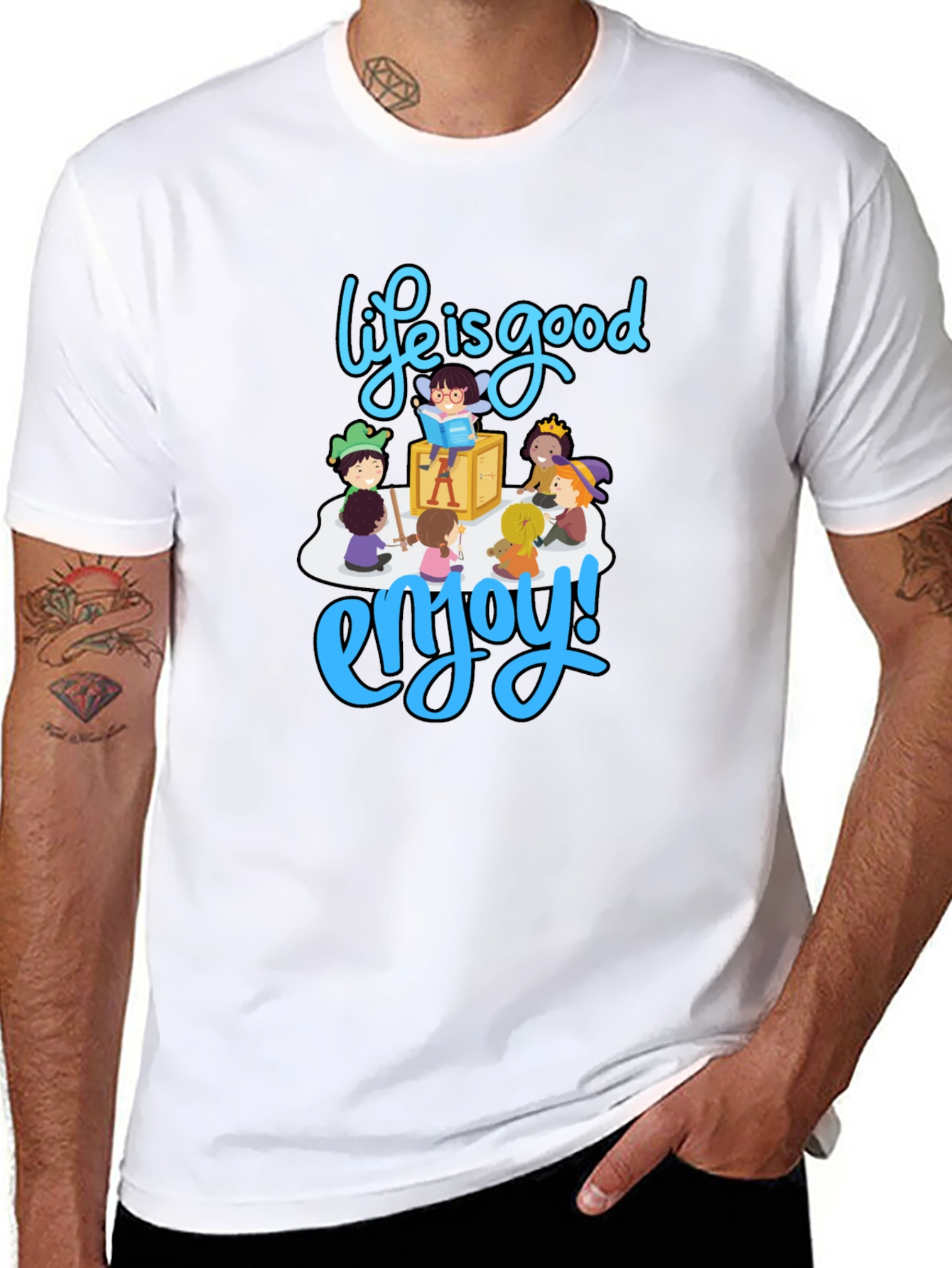 Life is Good T-Shirt - Enjoy Graphic Print
