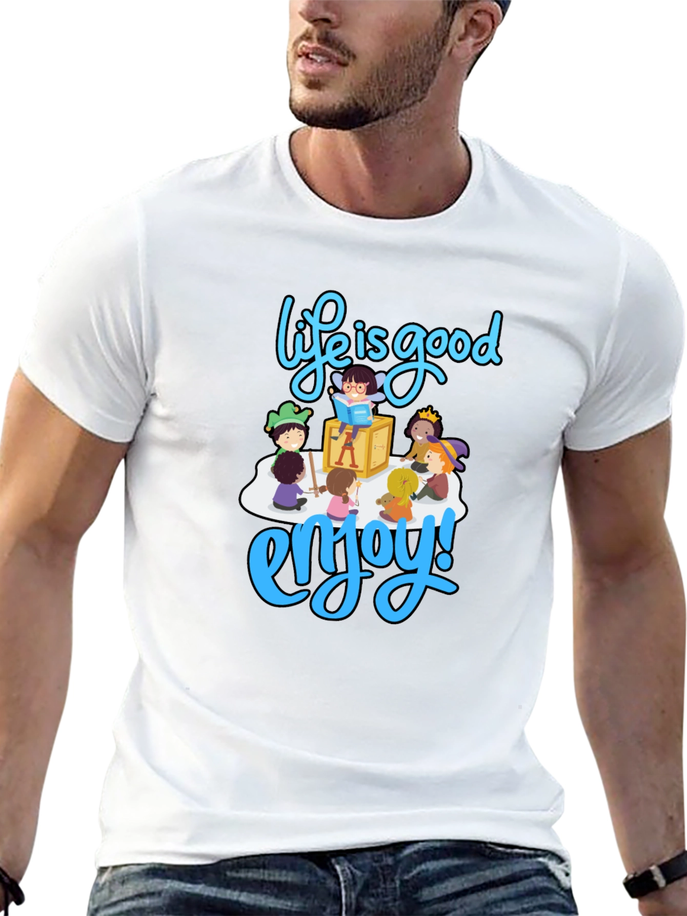 Life is Good T-Shirt - Enjoy Graphic Print