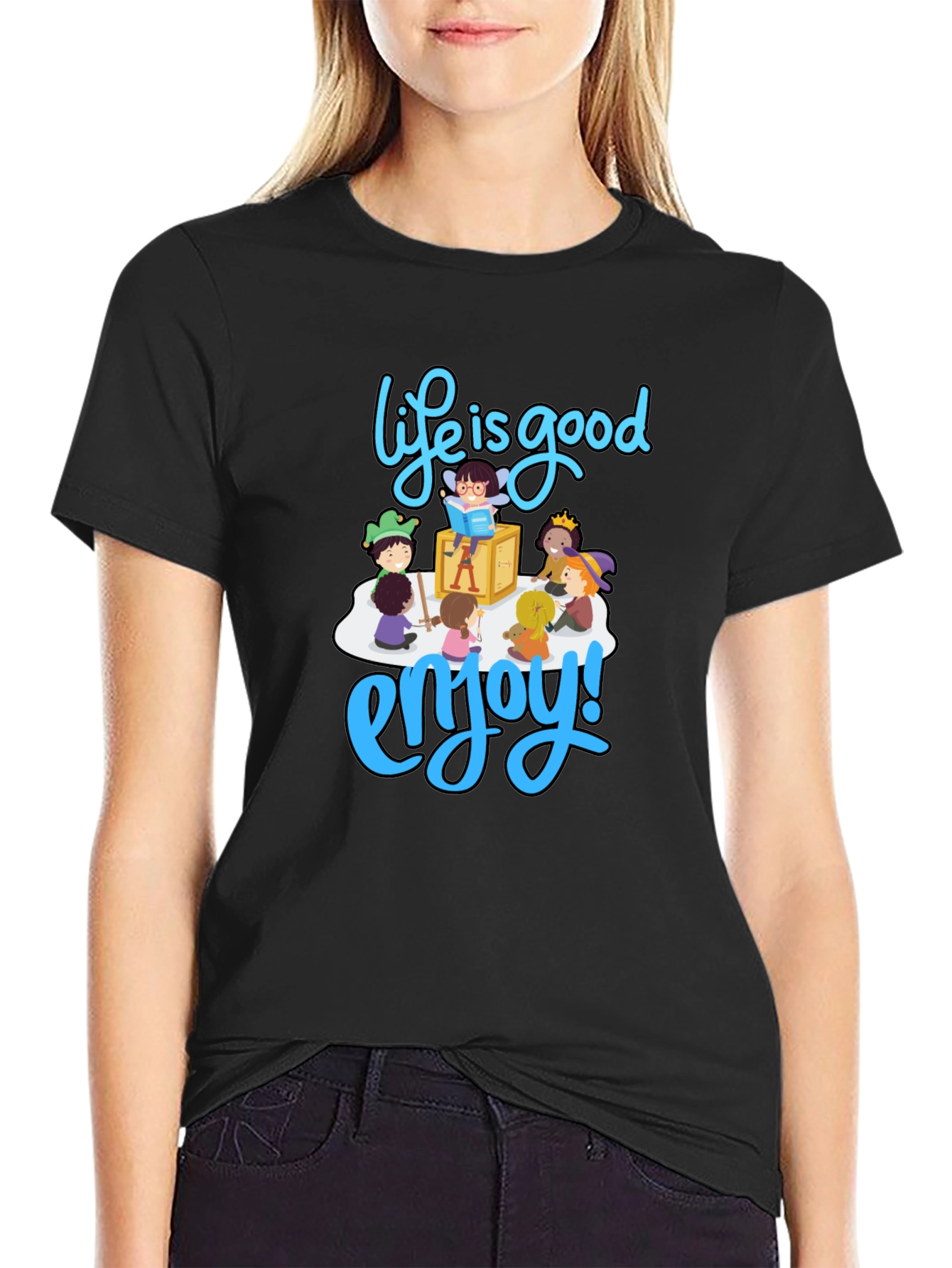 Life is Good T-Shirt - Enjoy Graphic Print