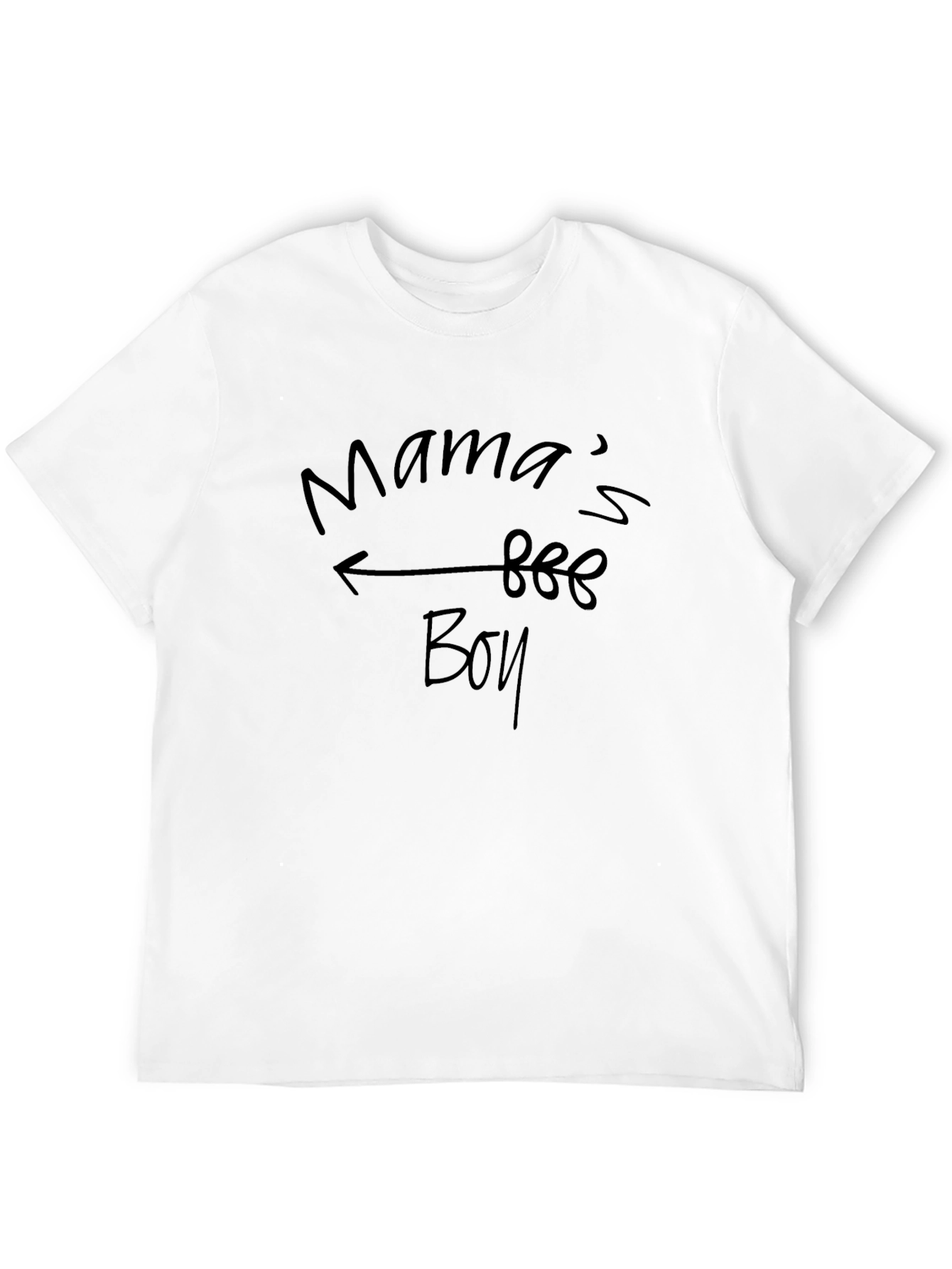 Mamas Boy Graphic Tee - Soft Cotton Comfort