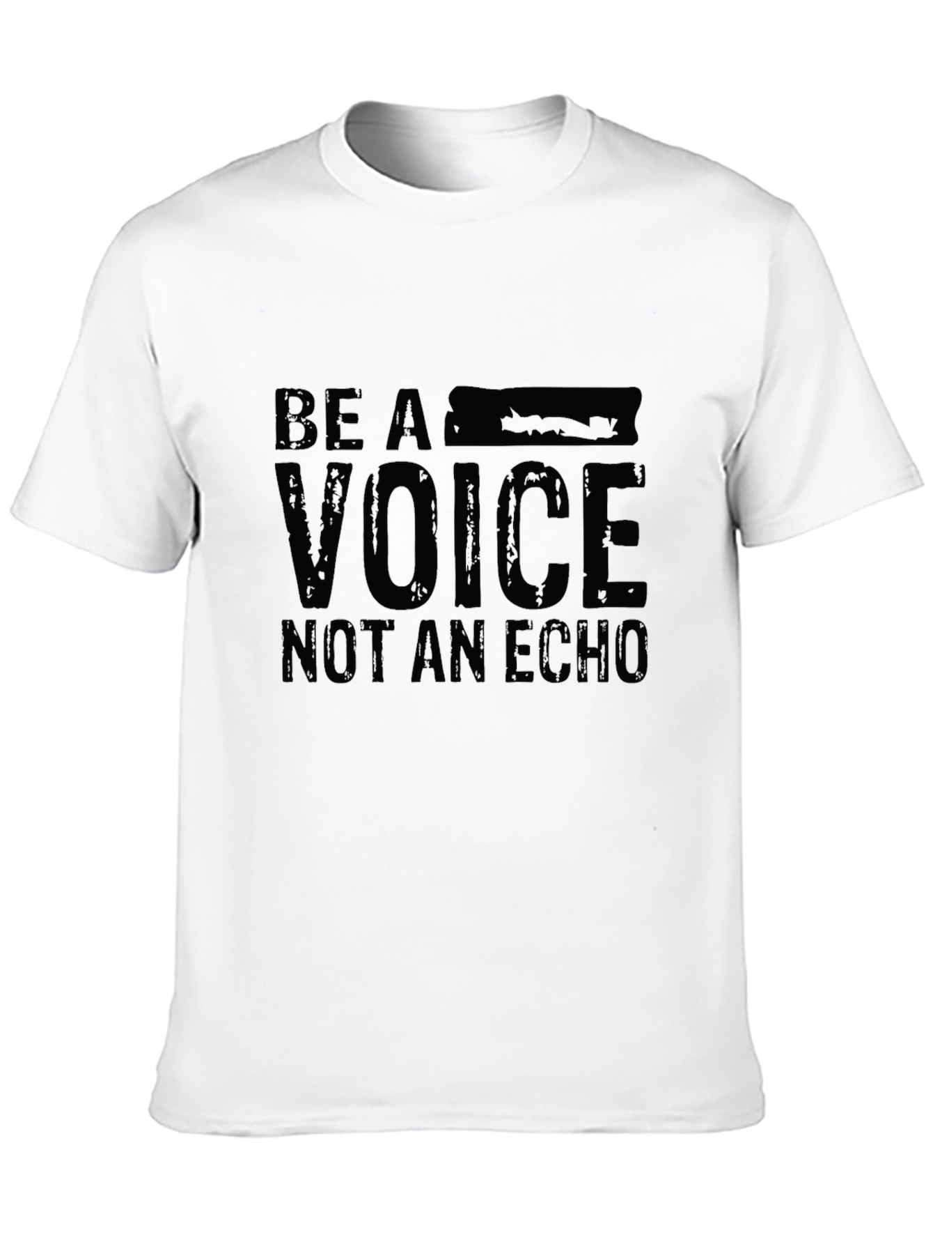Be A Voice Black Graphic Tee