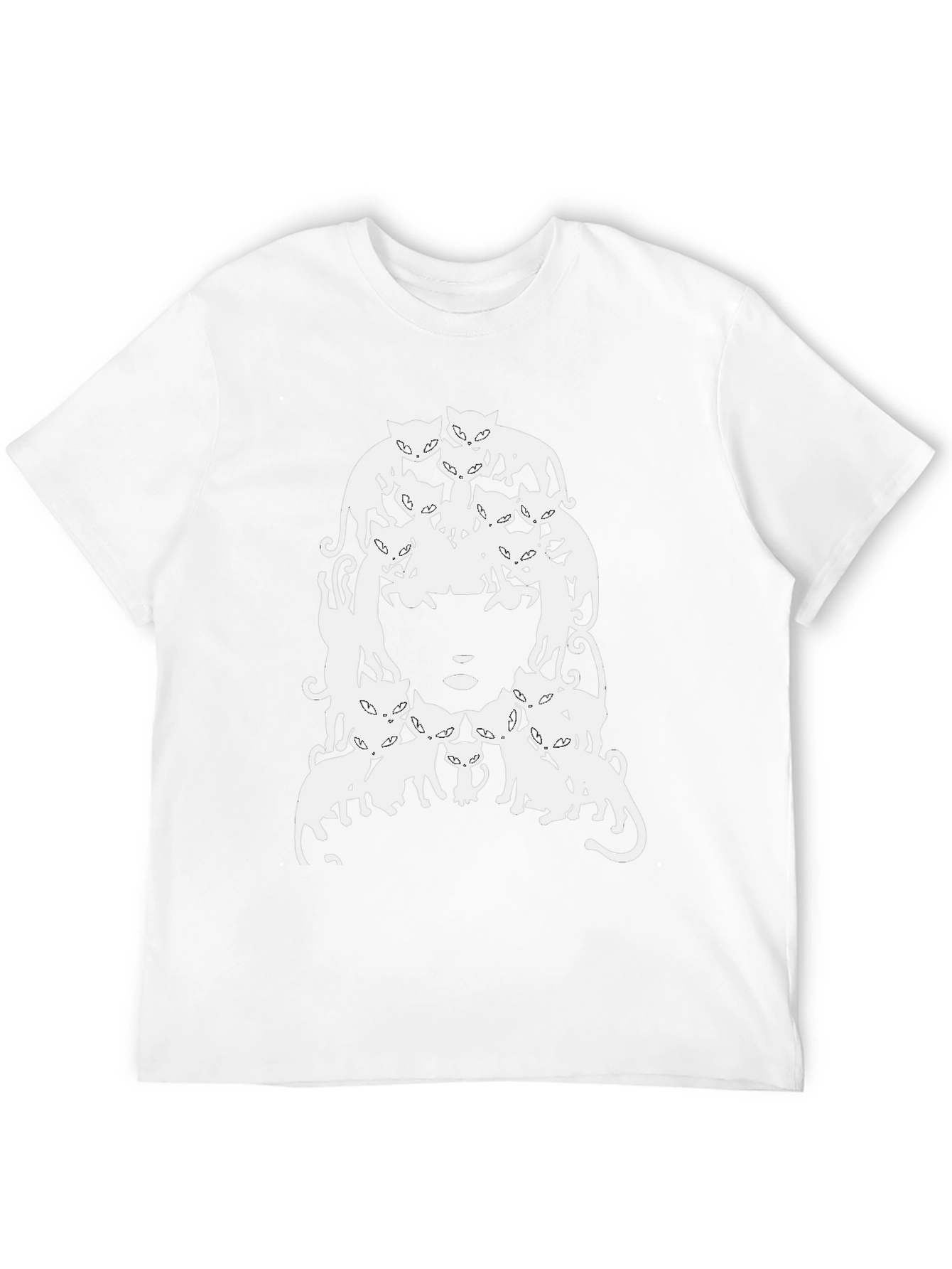Cat Lady T-Shirt Whimsical Graphic Tee