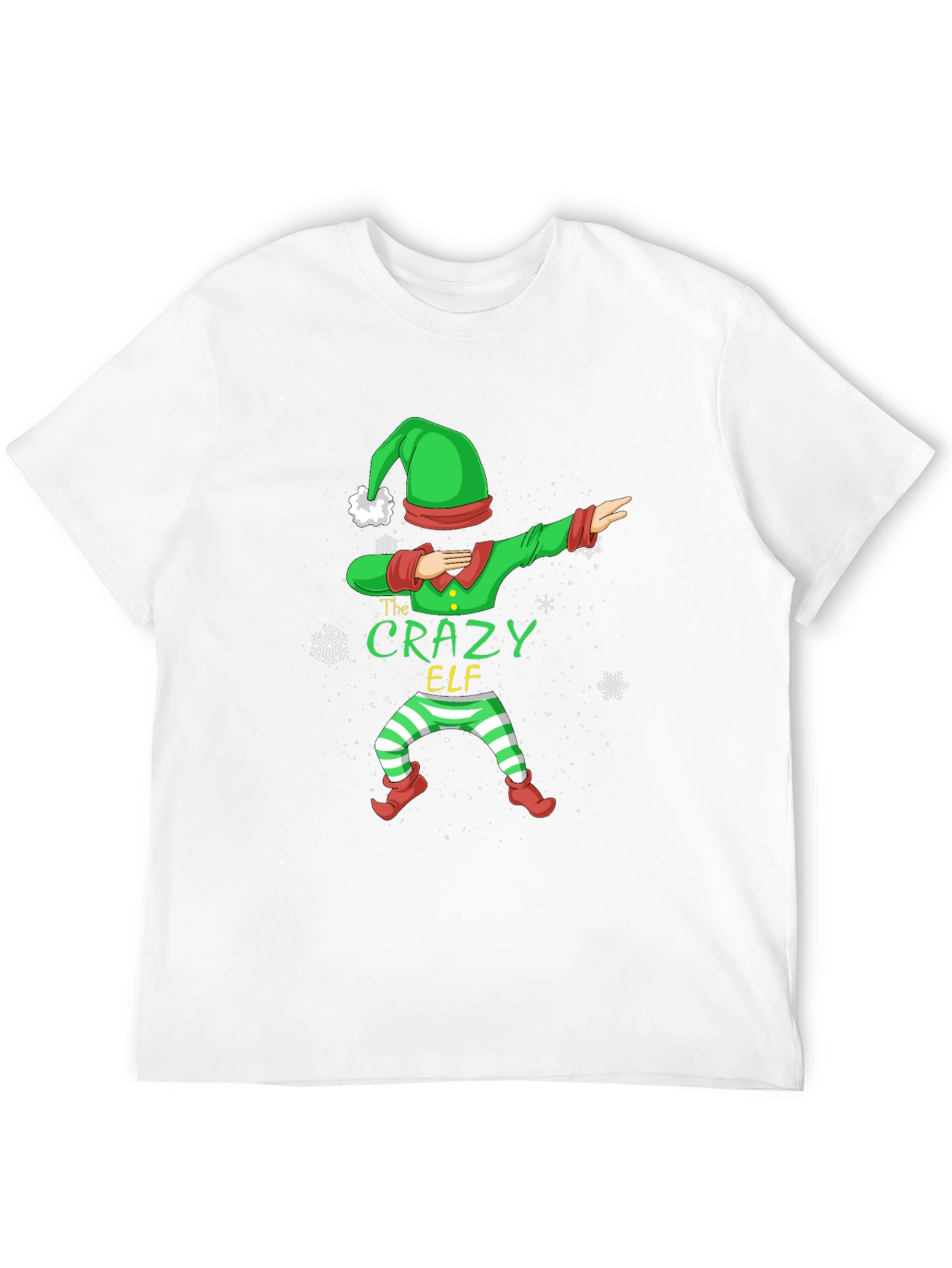 Crazy Elf Dabbing Christmas T-Shirt