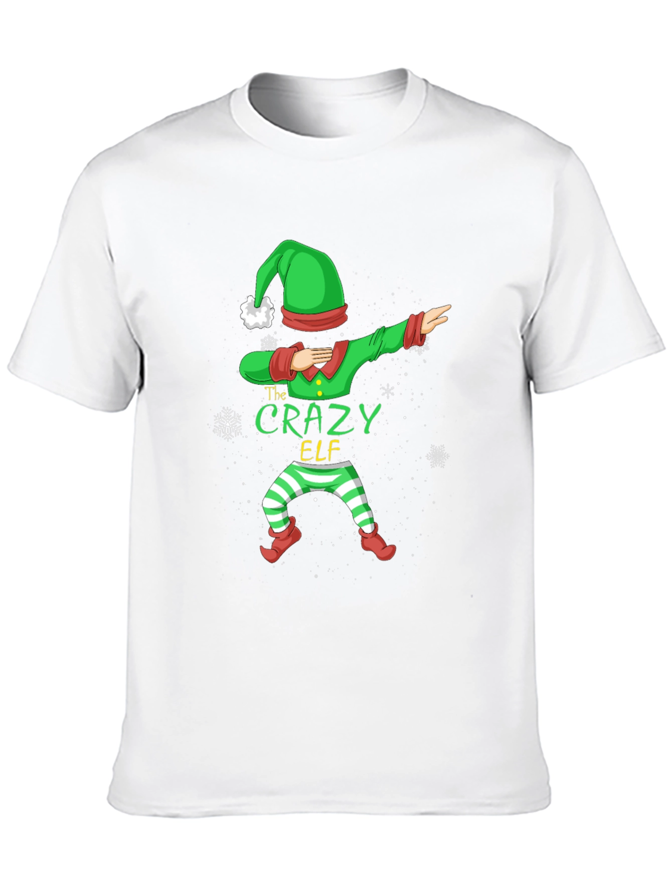 Crazy Elf Dabbing Christmas T-Shirt