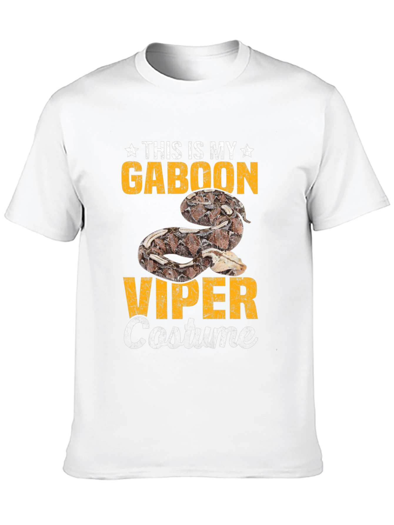 Gaboon Viper Costume T-Shirt - Funny Snake Halloween Tee