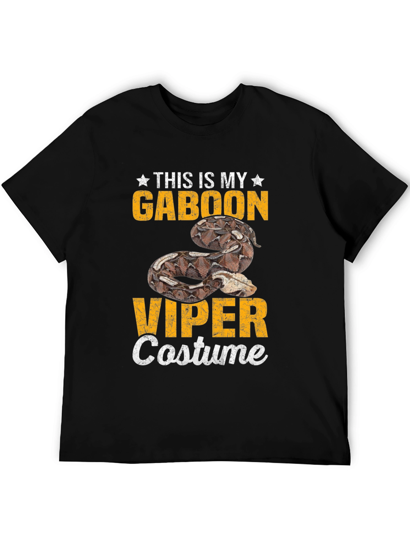 Gaboon Viper Costume T-Shirt - Funny Snake Halloween Tee