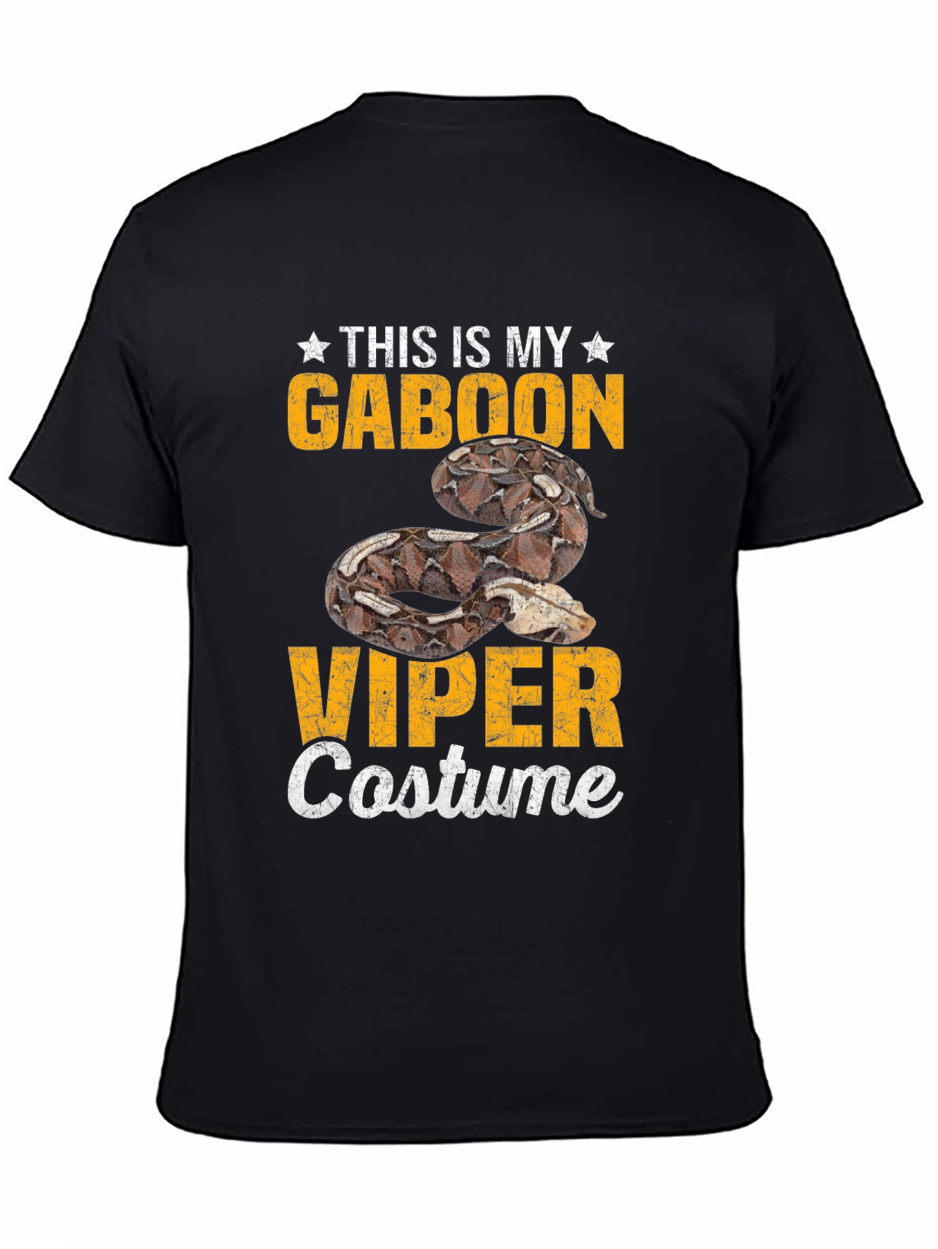 Gaboon Viper Costume T-Shirt - Funny Snake Halloween Tee